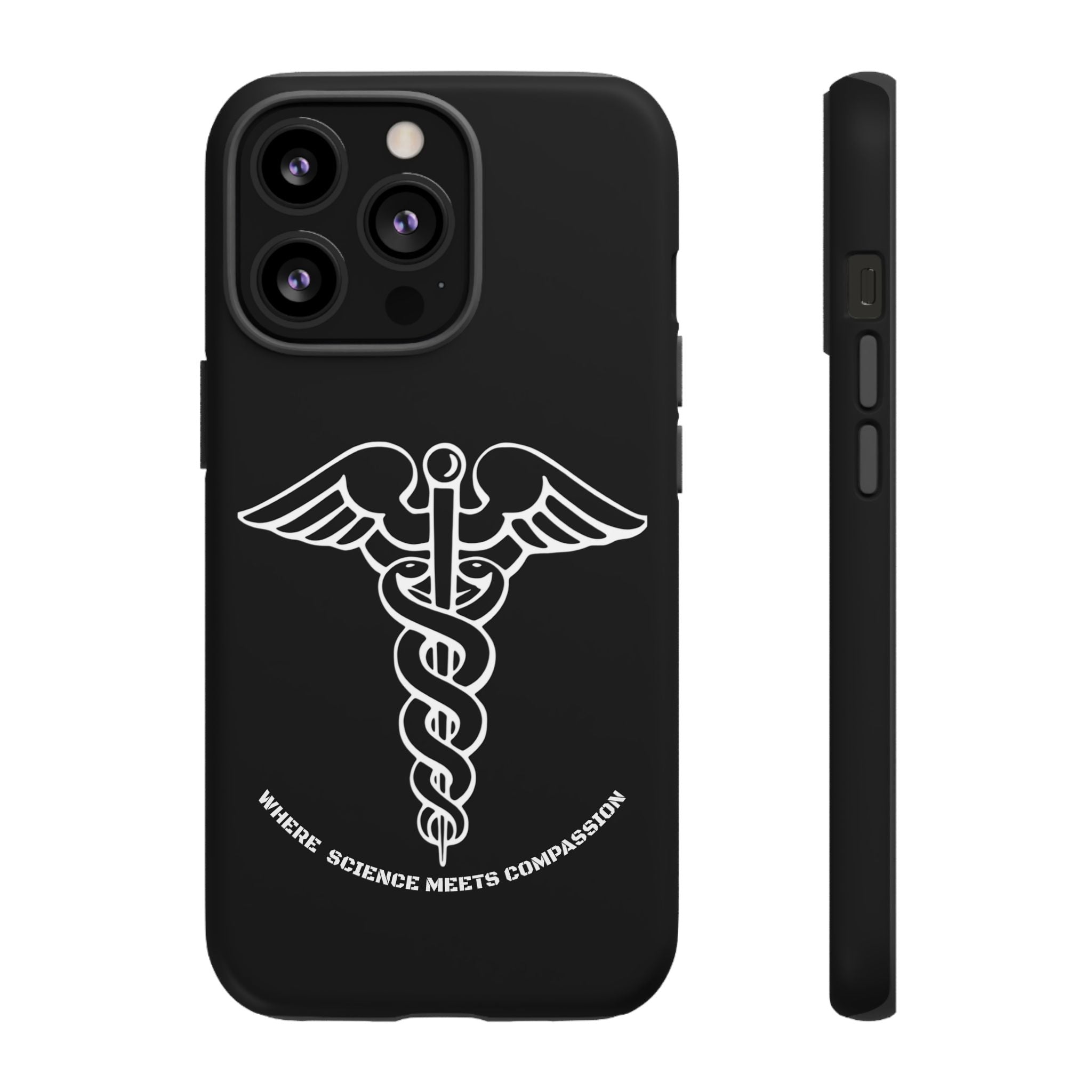 Medical Caduceus Phone Case — "Where Science Meets Compassion" Protective iPhone Cover