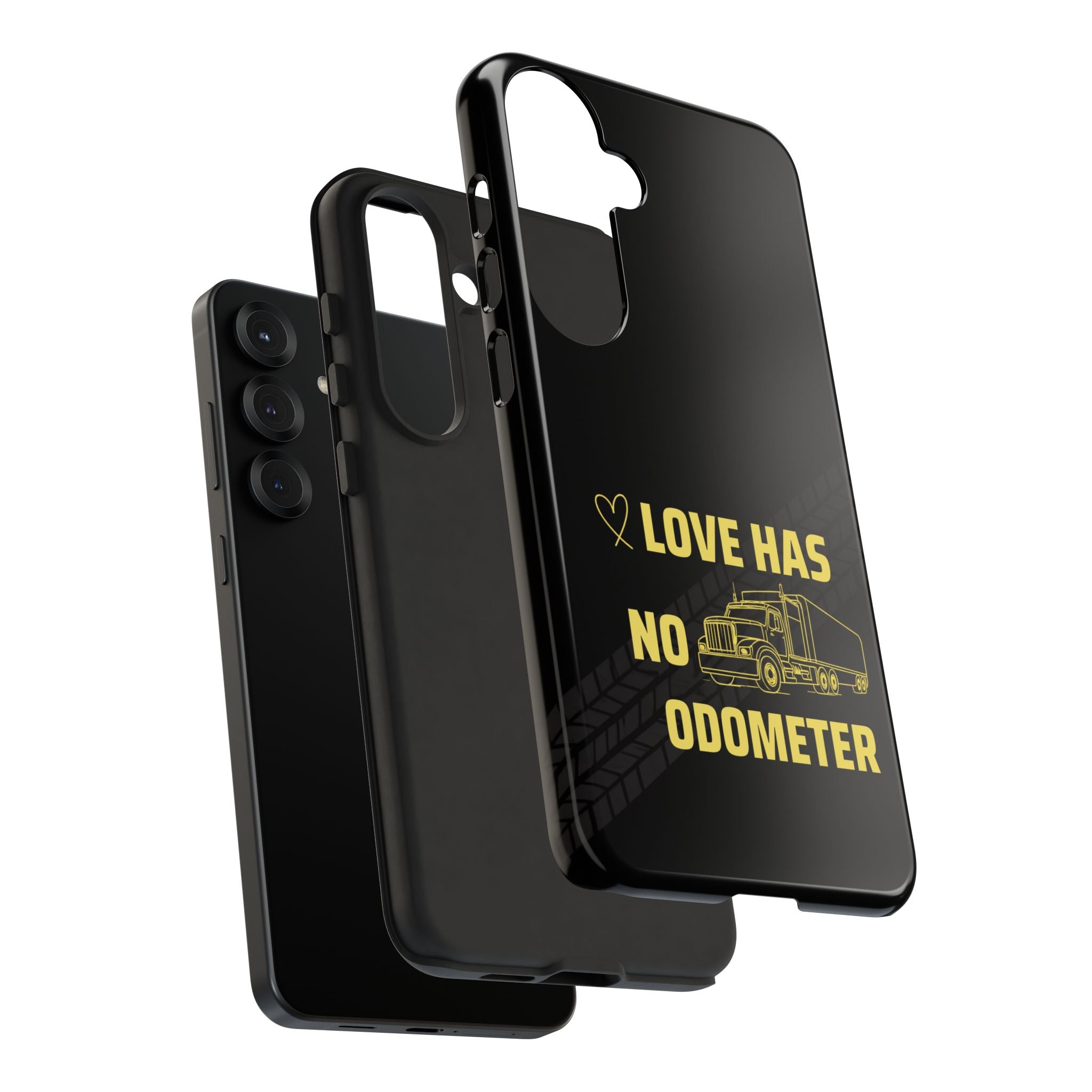 Love Has No Odometer Phone Case — Trucker Romance Protective Cover