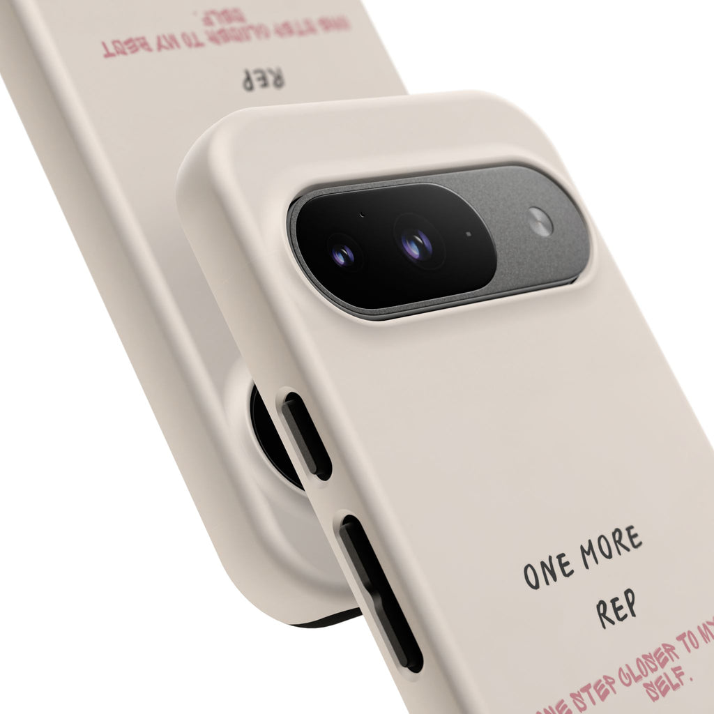 Gym Phone Case — "One More Rep" Workout Duffle & Sneakers Protective Case