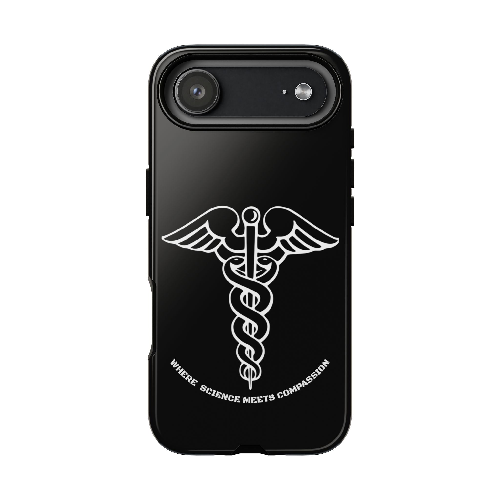 Medical Caduceus Phone Case — "Where Science Meets Compassion" Protective iPhone Cover