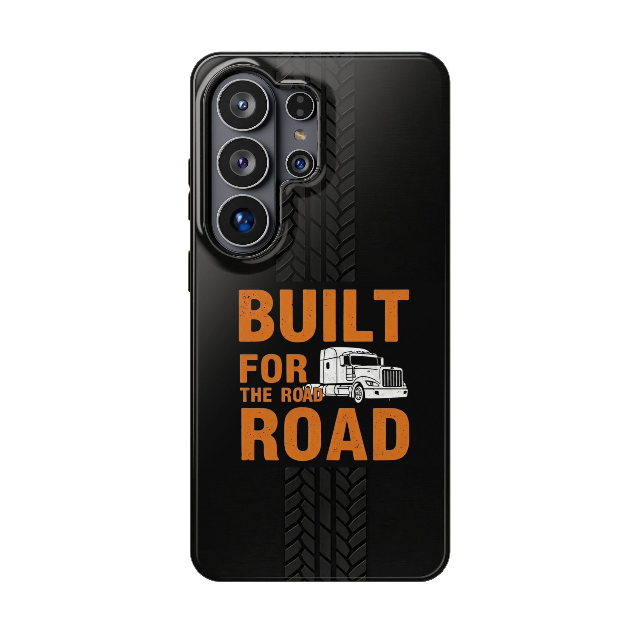 Phone Case — "Built for the Road" Truck Tire-Track Impact-Resistant Case