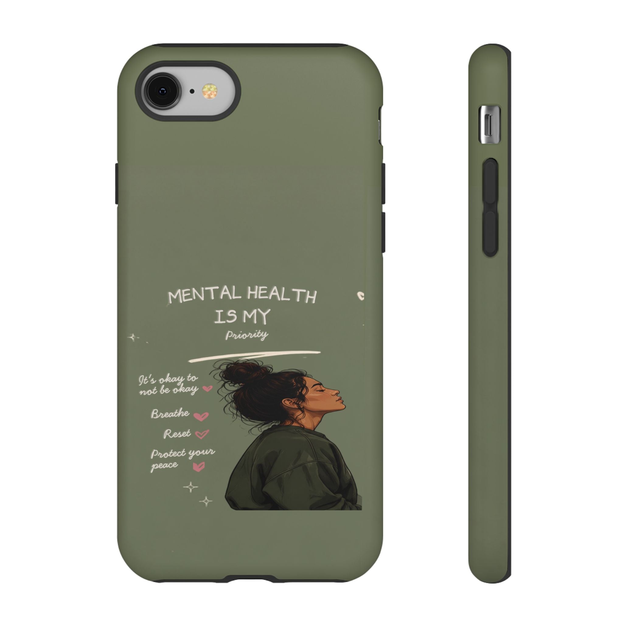 Mental Health Is My Priority Phone Case — Inspirational Protective iPhone Cover