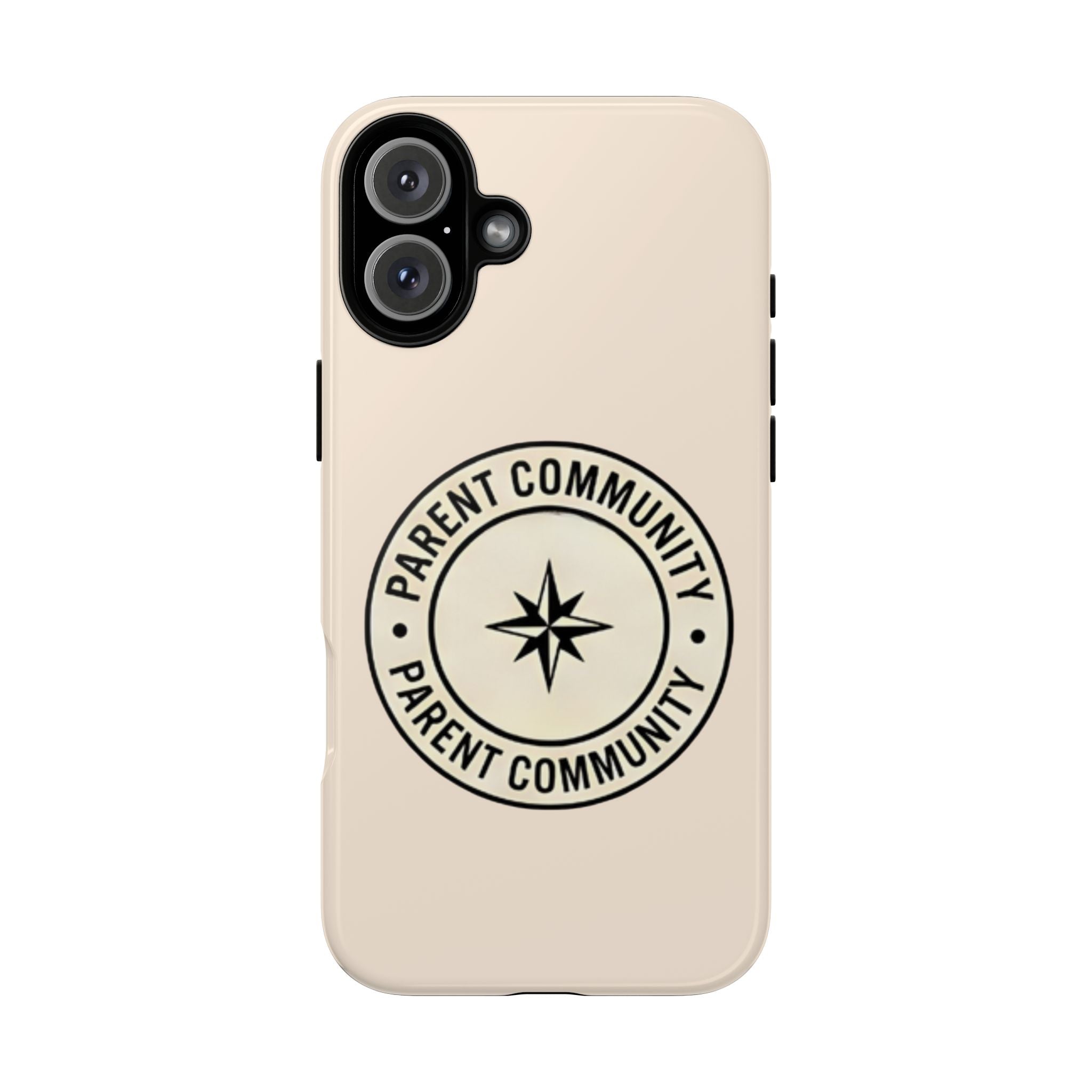 Parent Community Tough Phone Case — Durable Compass Logo Protective Cover
