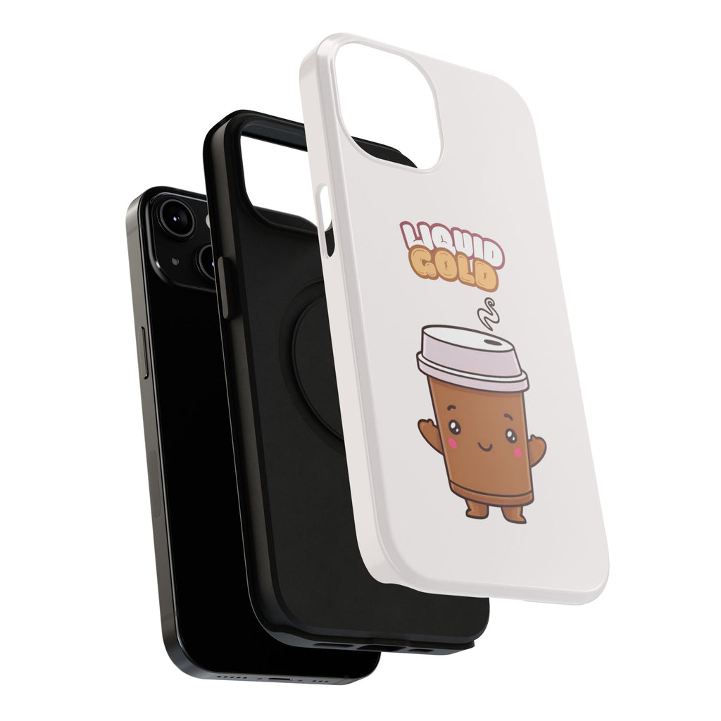 Coffee Cup Phone Case – “Liquid Gold” Cute Kawaii Espresso Impact-Resistant Case