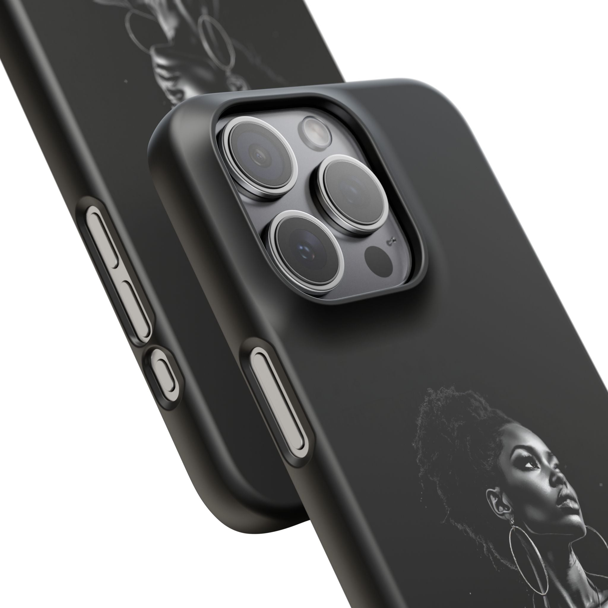 Phone Case — "Long Haul Loyalty" Black Portrait Snap Case
