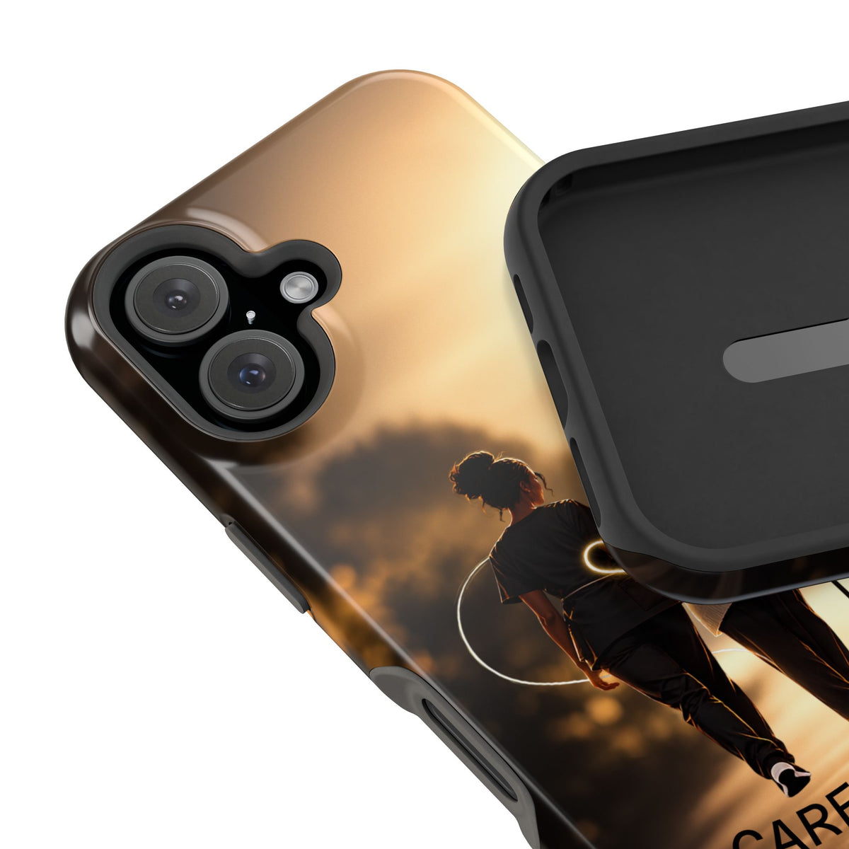 Caregiver Phone Case — Impact-Resistant Protective Case with Heart Design