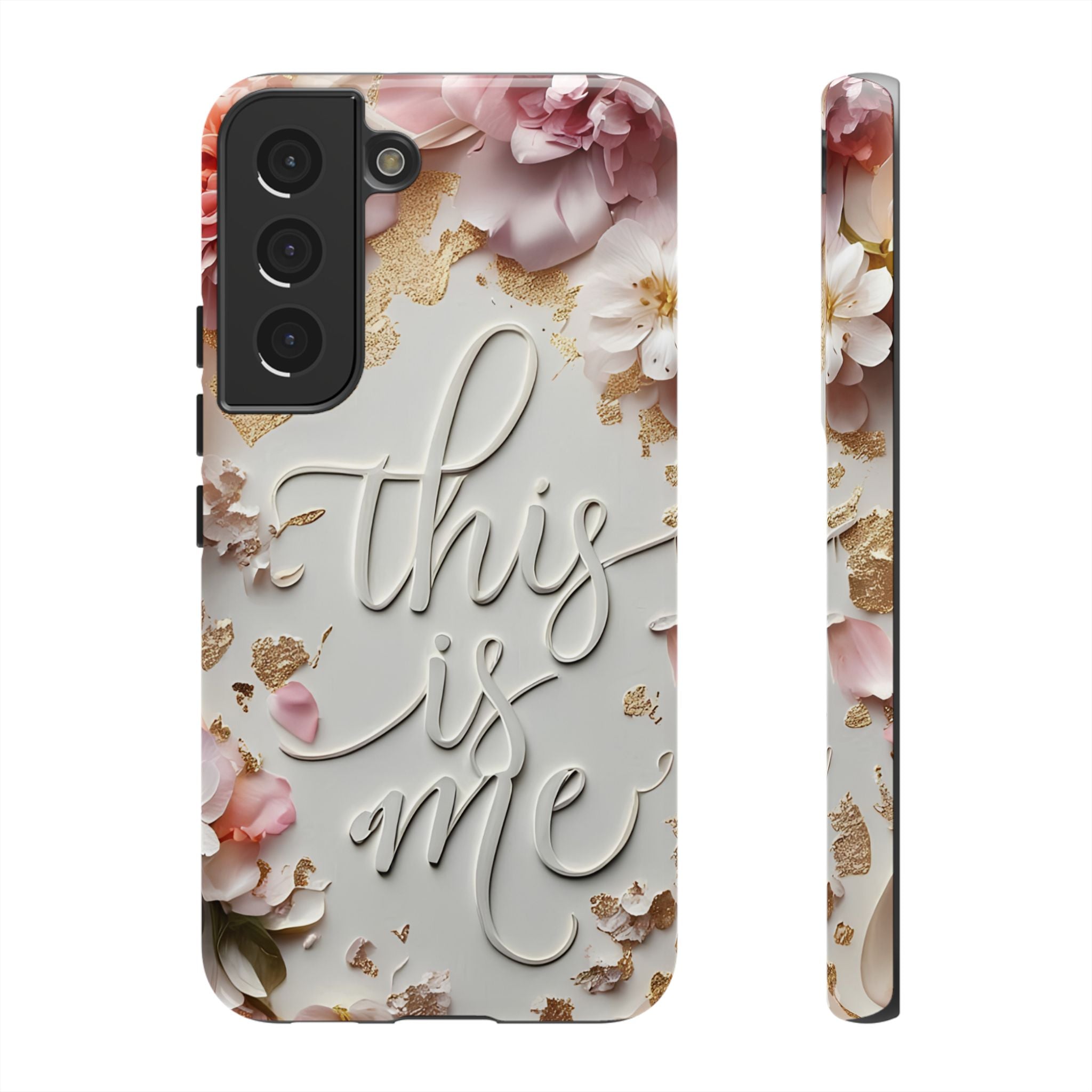 Phone Case — "This Is Me" Floral Tough Case