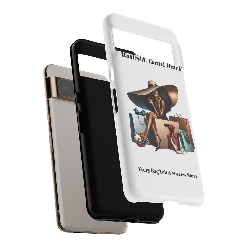 Phone Case - "Manifest It. Earn It. Wear It." Chic Shopper Design
