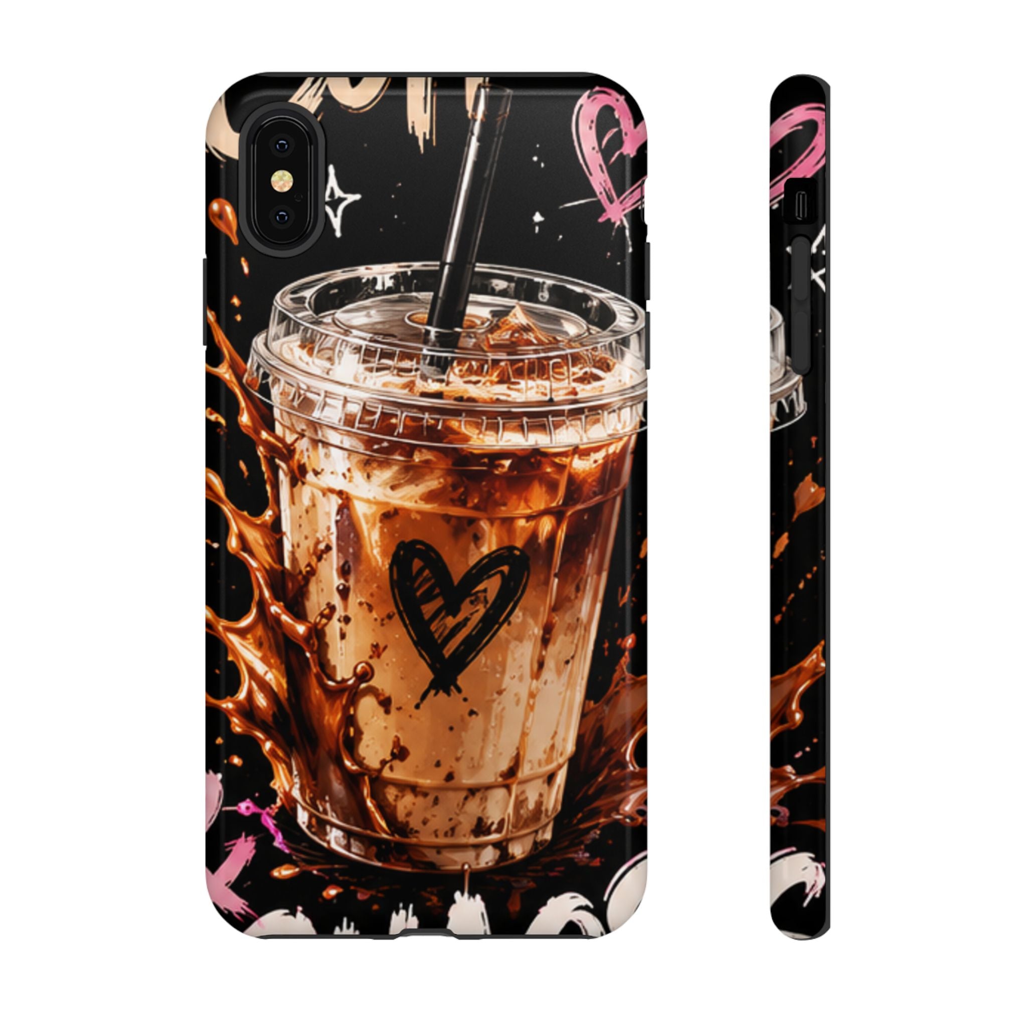 Iced Coffee Phone Case – 'Iced Coffee latte: Stylish Protective Case