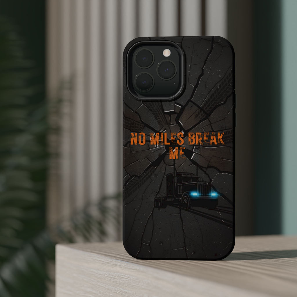 Phone Case — Fiery Semi Truck Magnetic Impact-Resistant Case