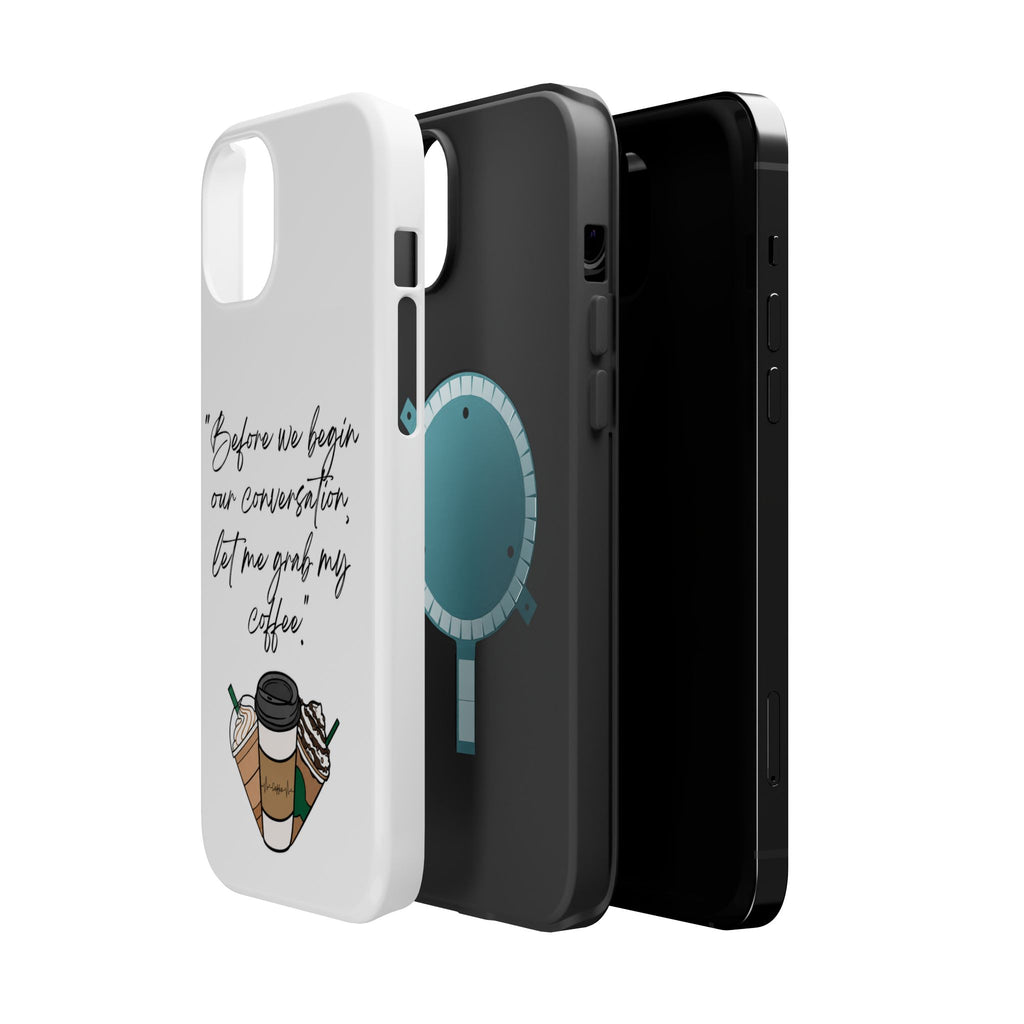 Coffee Quote Magnetic Impact-Resistant Phone Case