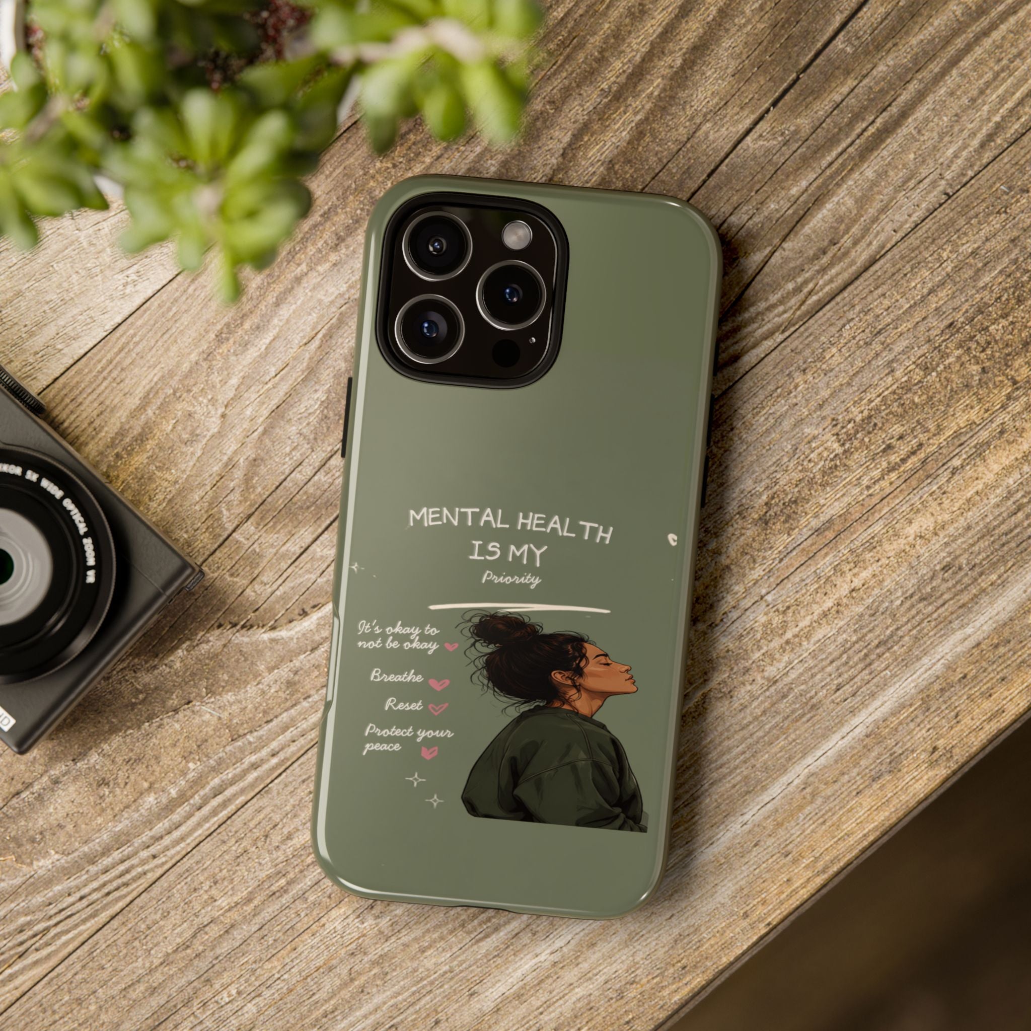 Mental Health Is My Priority Phone Case — Inspirational Protective iPhone Cover