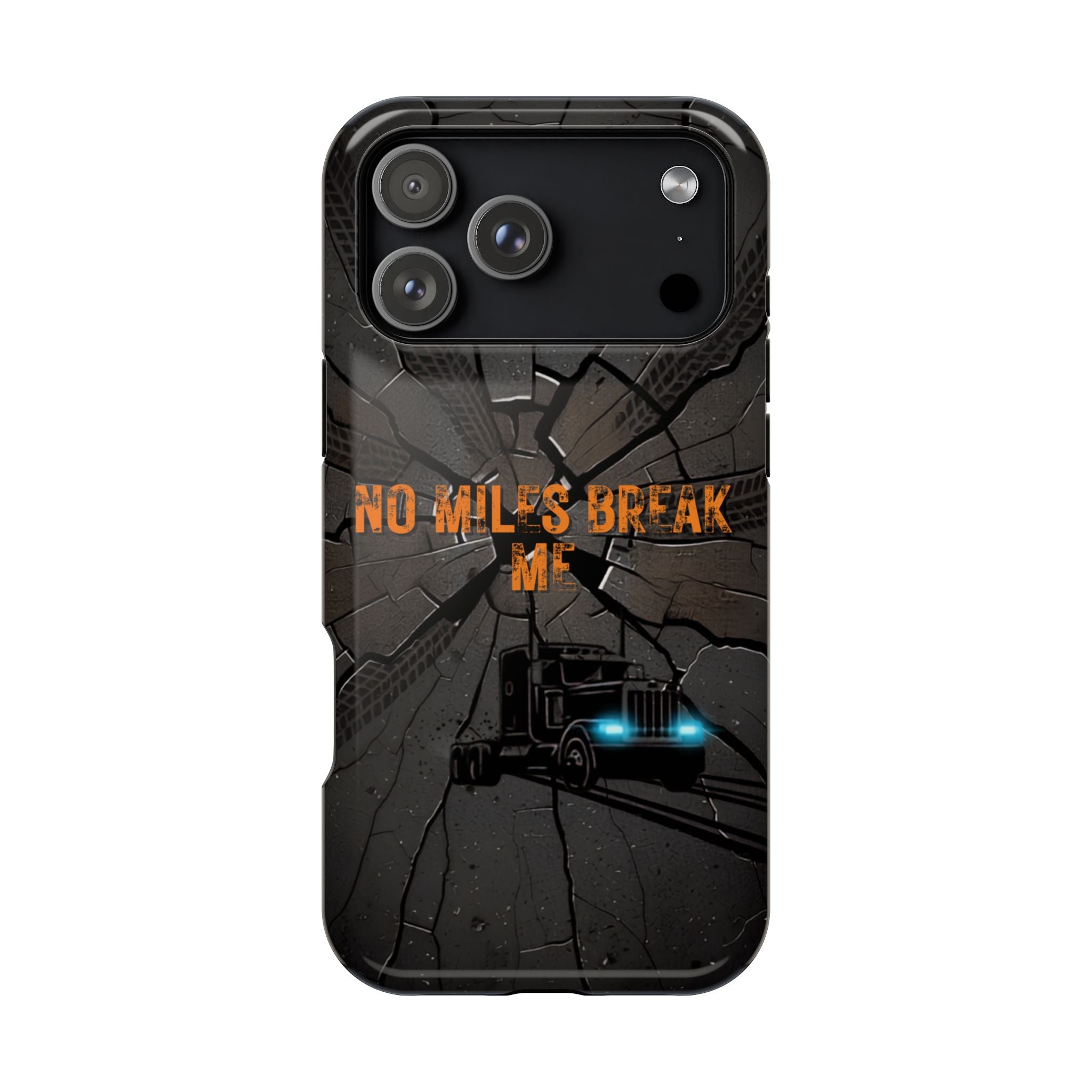 Phone Case — Fiery Semi Truck Magnetic Impact-Resistant Case