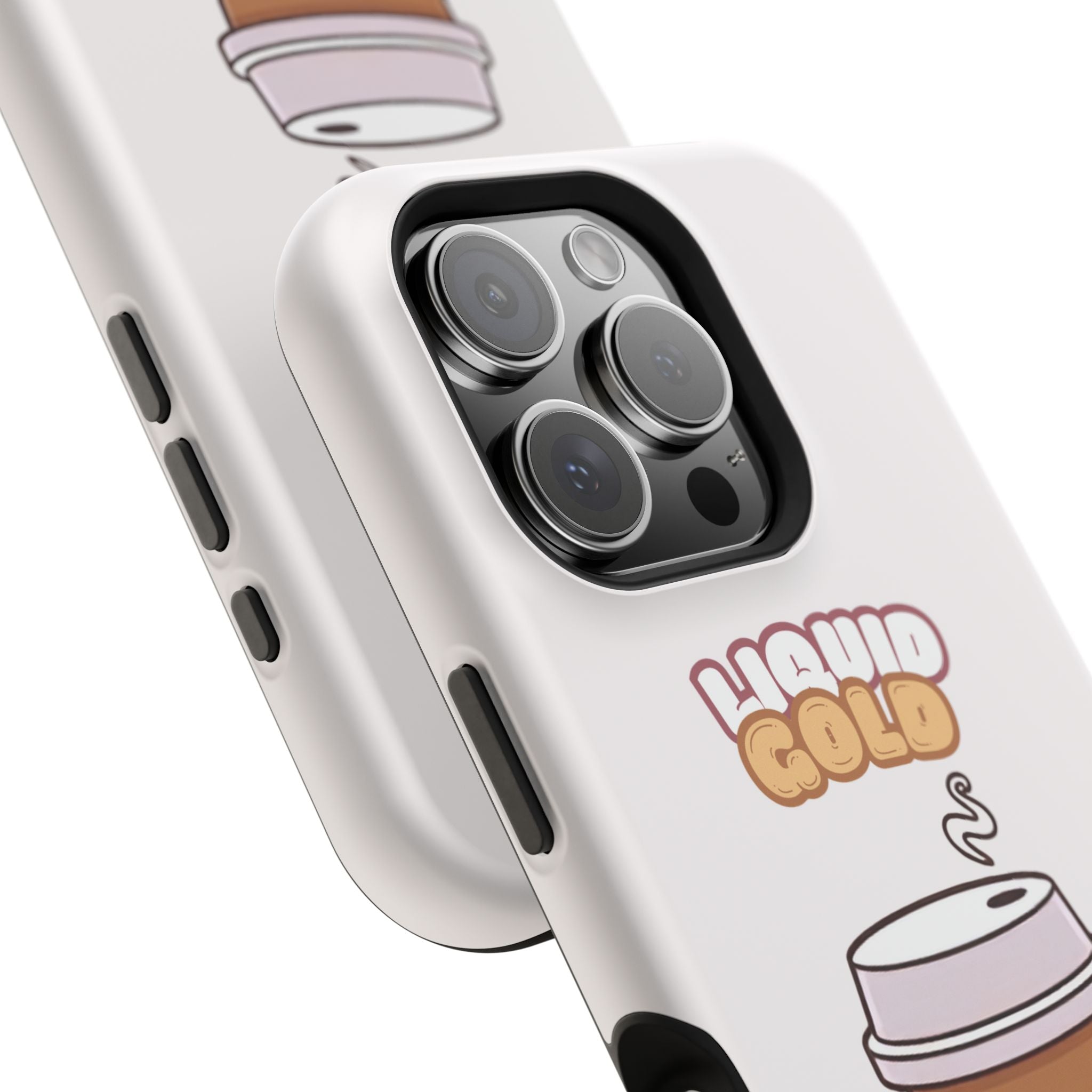 Coffee Cup Phone Case – “Liquid Gold” Cute Kawaii Espresso Impact-Resistant Case