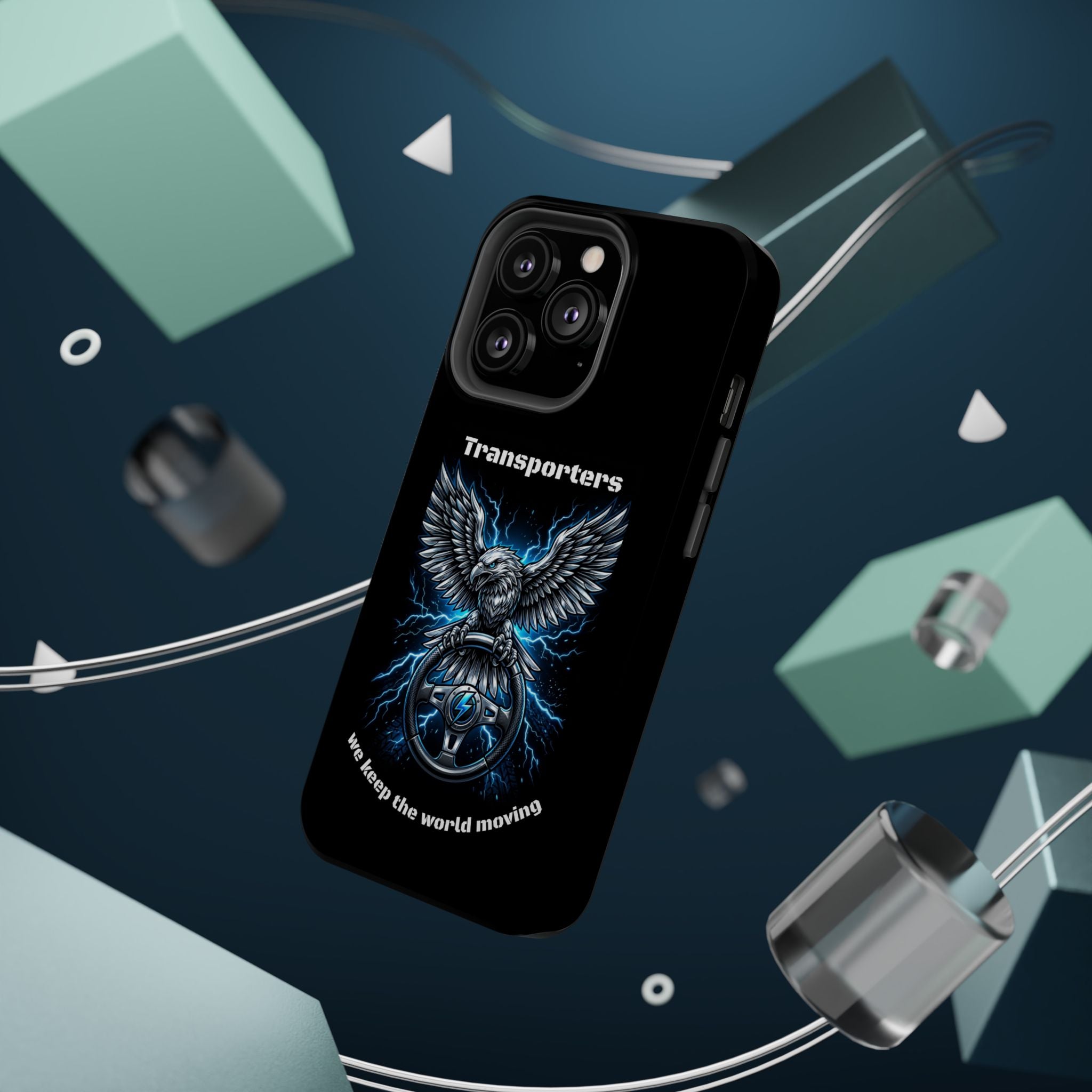 Electric Raven Magnetic Phone Case — Impact‑Resistant Protective Cover