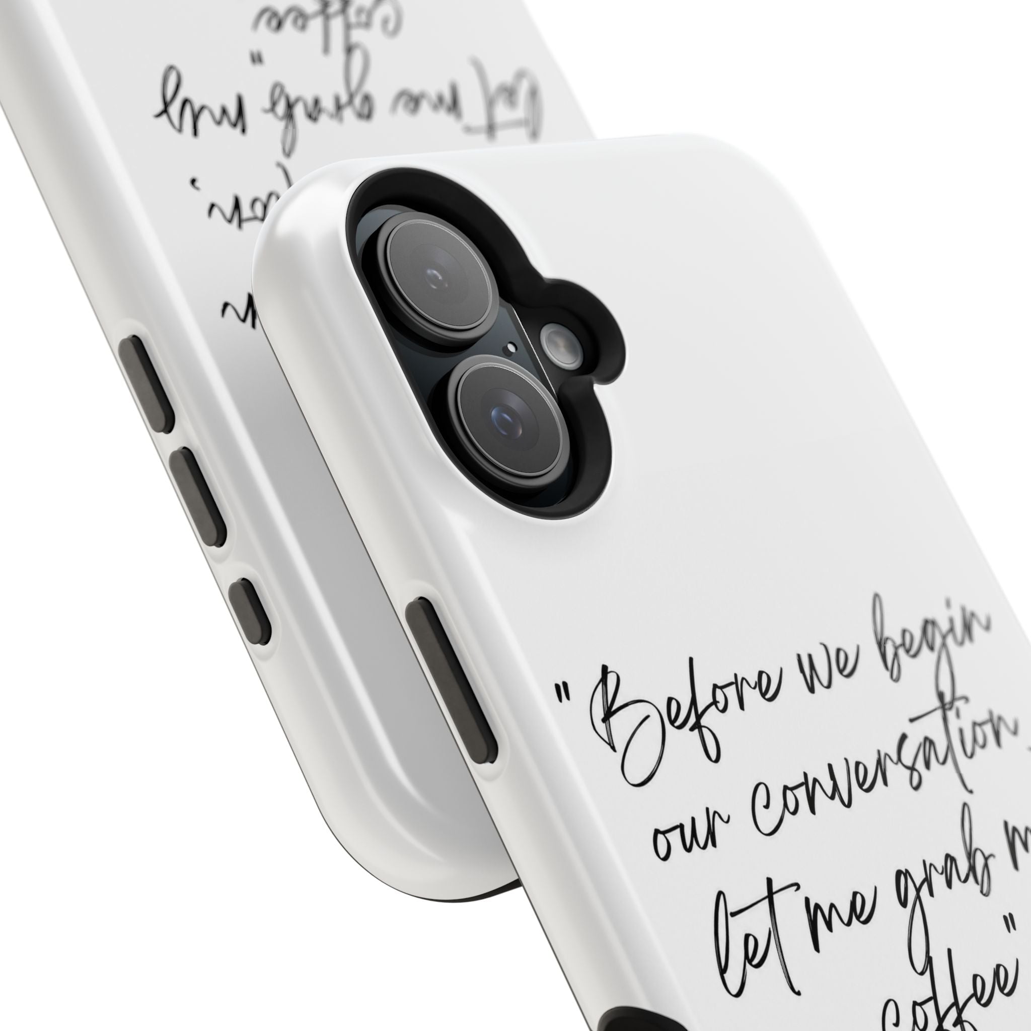 Coffee Quote Magnetic Impact-Resistant Phone Case