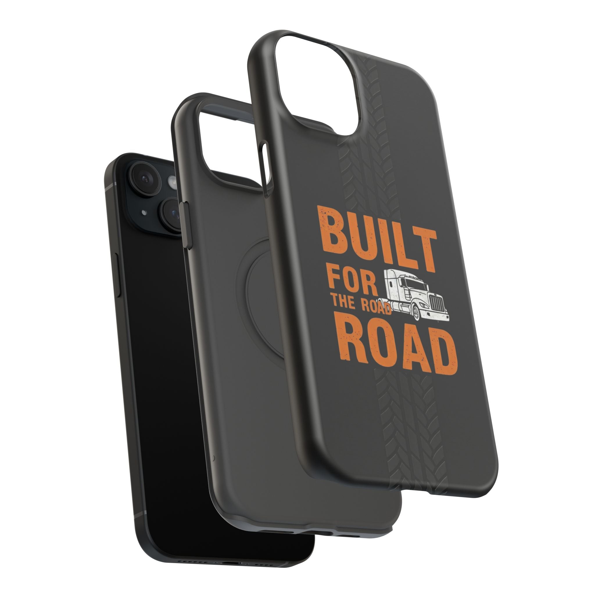 Phone Case — "Built for the Road" Truck Tire-Track Impact-Resistant Case
