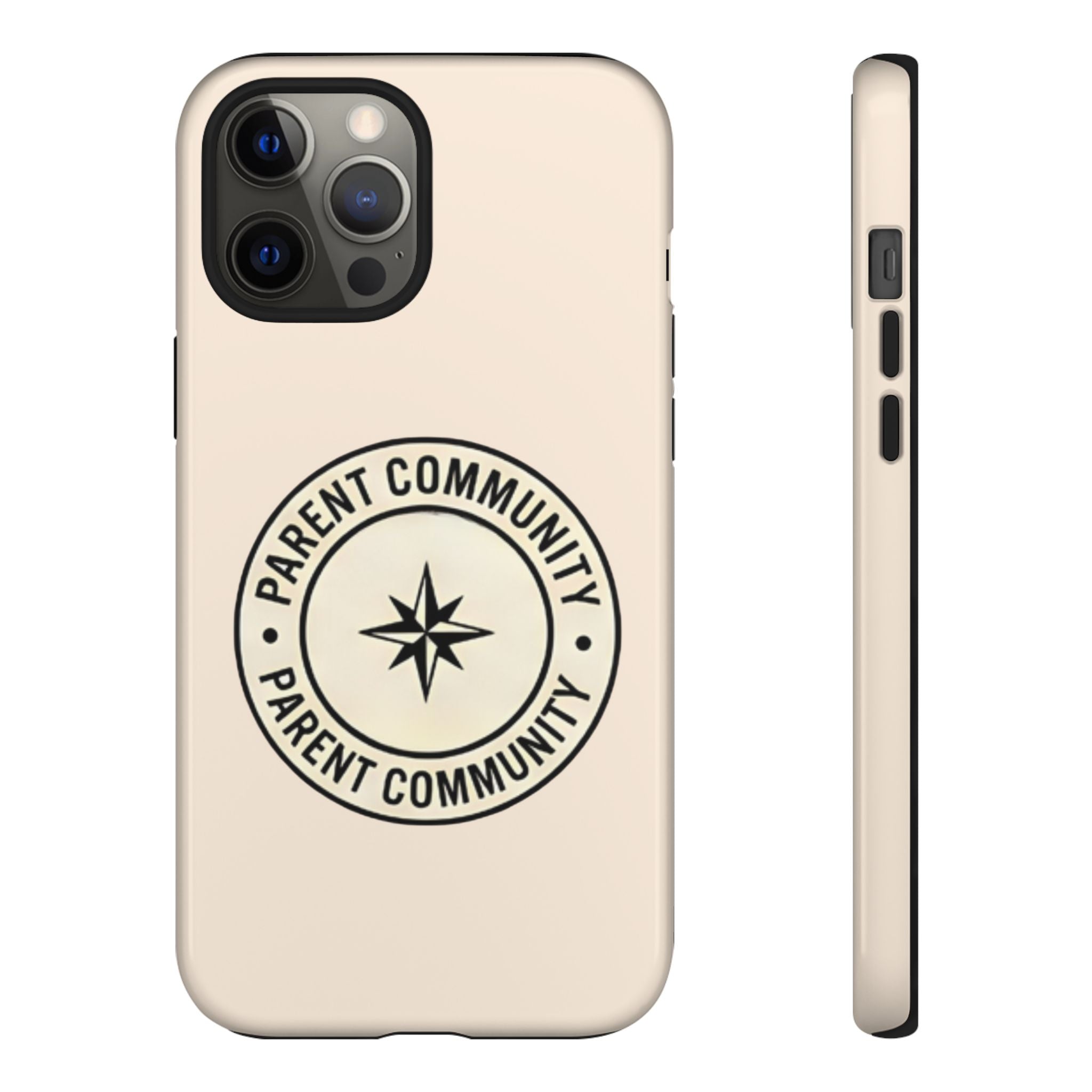 Parent Community Tough Phone Case — Durable Compass Logo Protective Cover