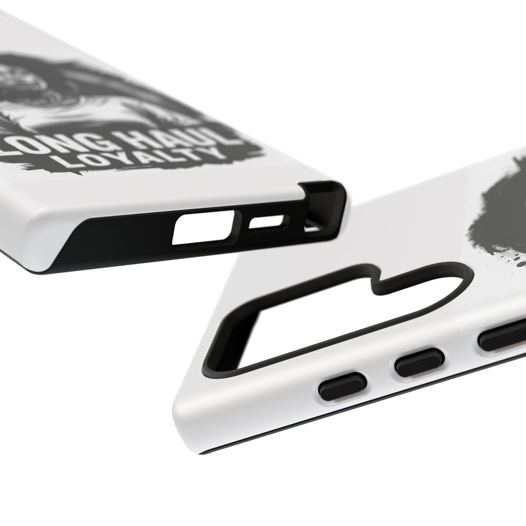 Phone Case — "Long Haul Loyalty" Black & White Portrait Protective Case