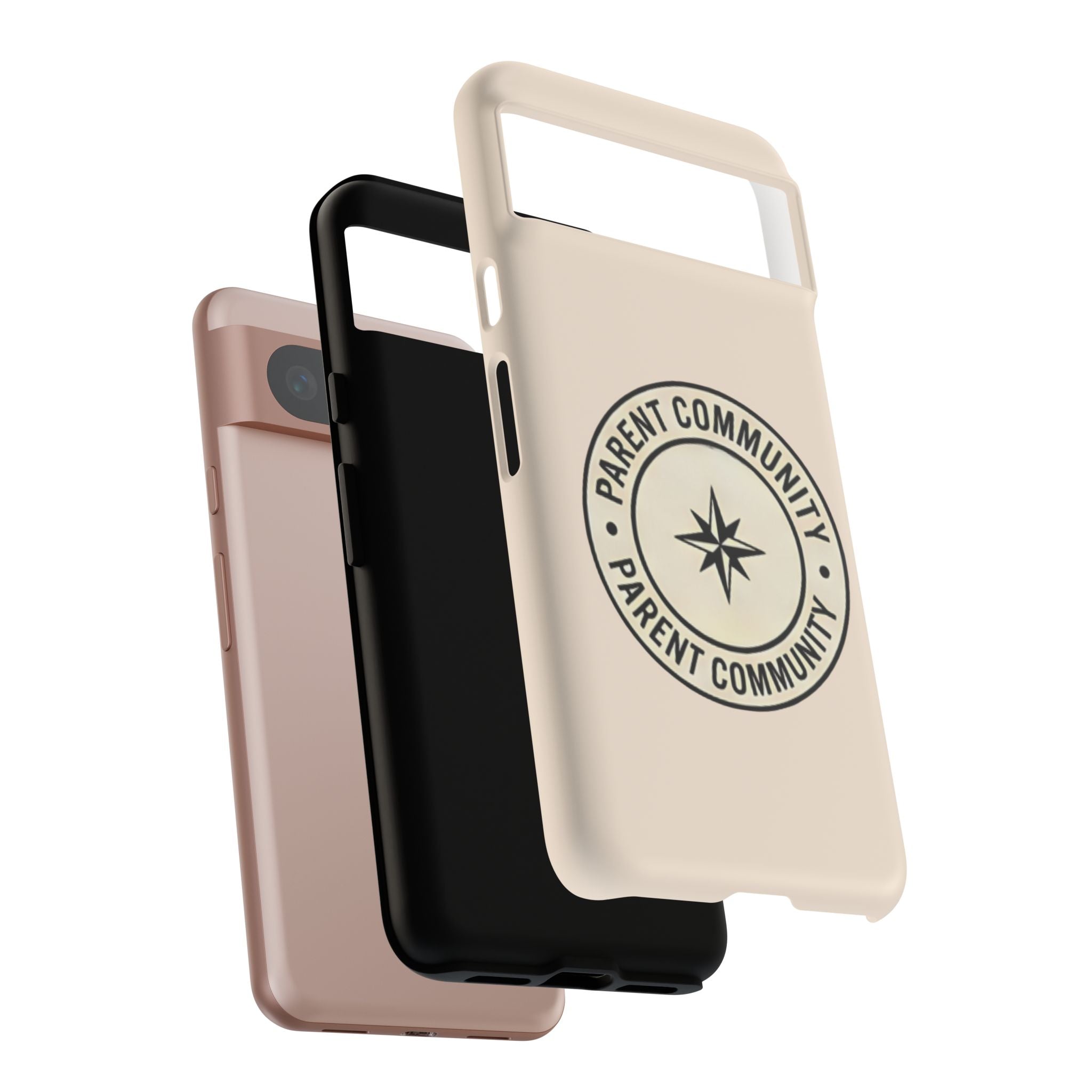 Parent Community Tough Phone Case — Durable Compass Logo Protective Cover