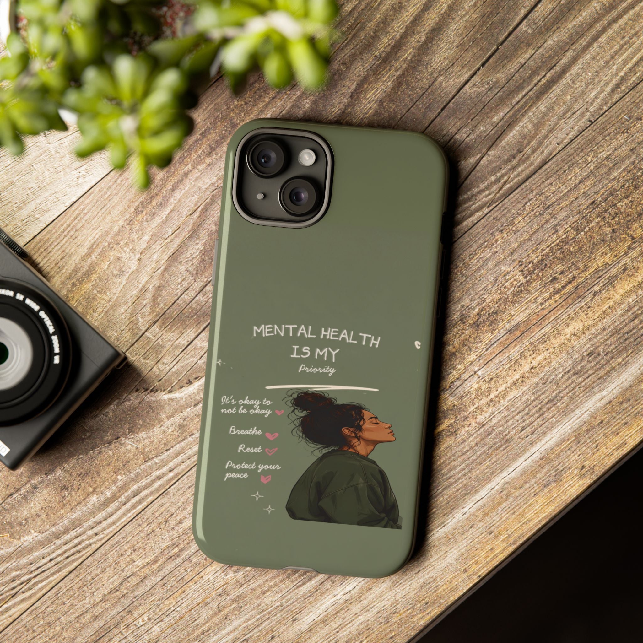 Mental Health Is My Priority Phone Case — Inspirational Protective iPhone Cover