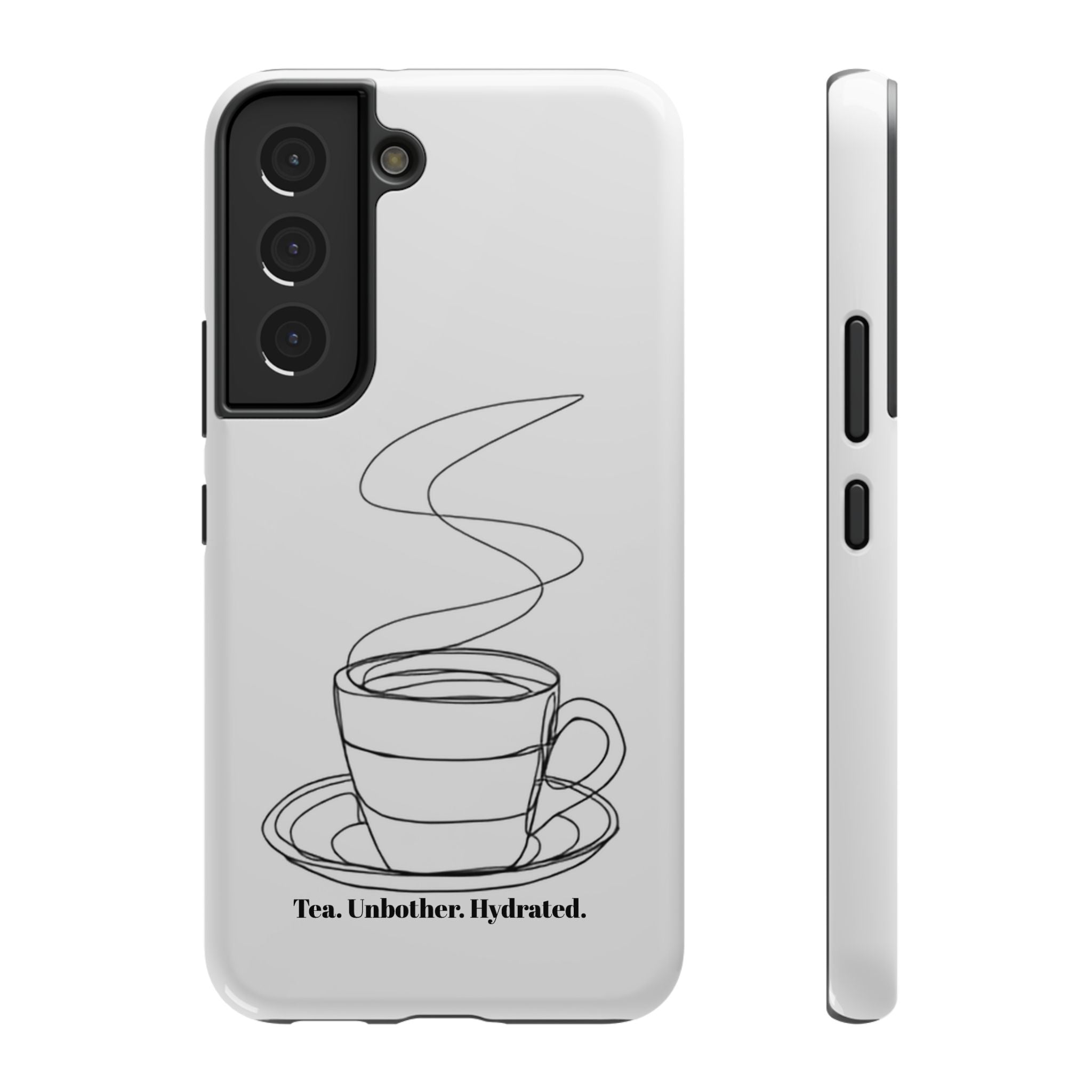 Tea Unbothered Hydrated Phone Case — Impact-Resistant