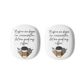 AirPod Max Case – “Before we begin our conversation, let me grab my coffee” Illustrated Coffee Design