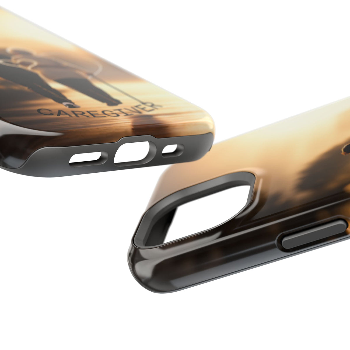 Caregiver Phone Case — Impact-Resistant Protective Case with Heart Design
