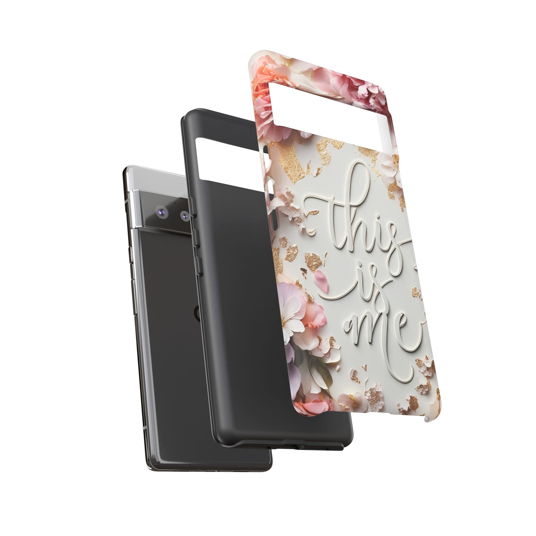 Phone Case — "This Is Me" Floral Tough Case