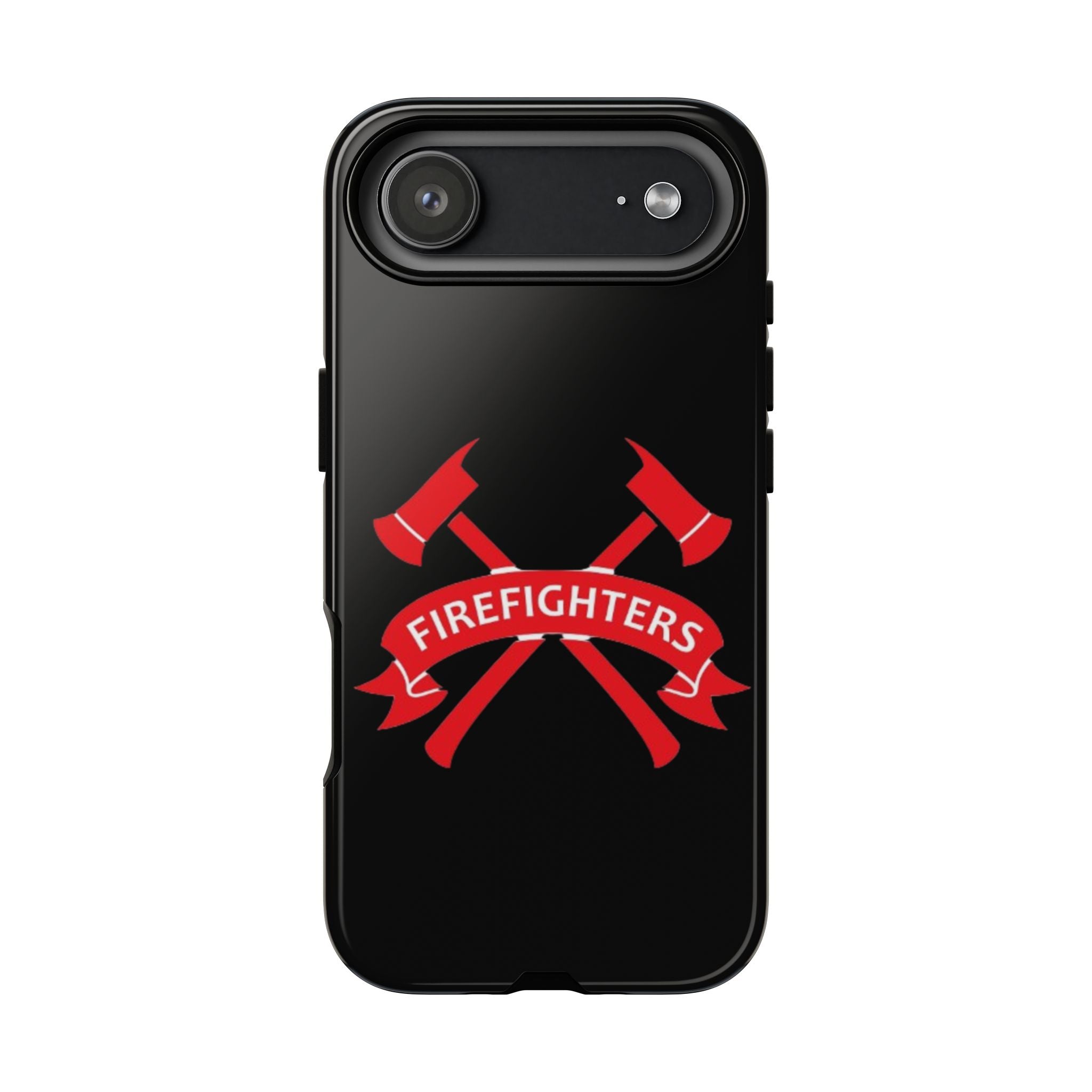 Firefighters Tough Phone Case — Red Crossed Axes Design