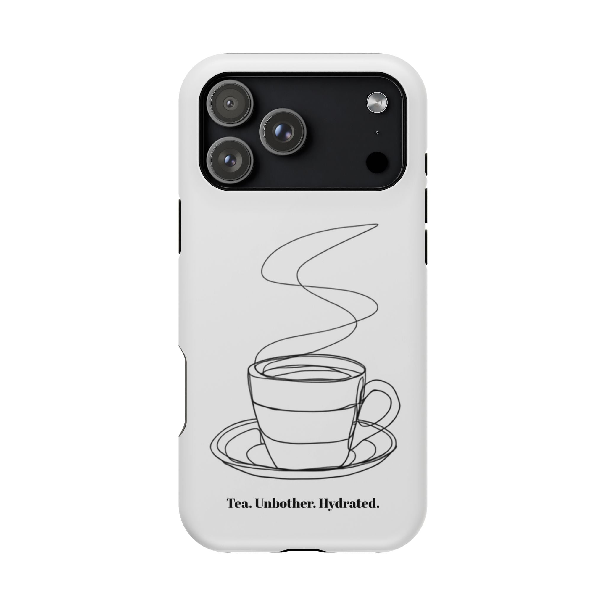 Tea Unbothered Hydrated Phone Case — Impact-Resistant