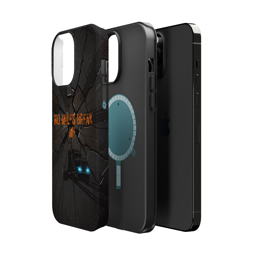 Phone Case — Fiery Semi Truck Magnetic Impact-Resistant Case