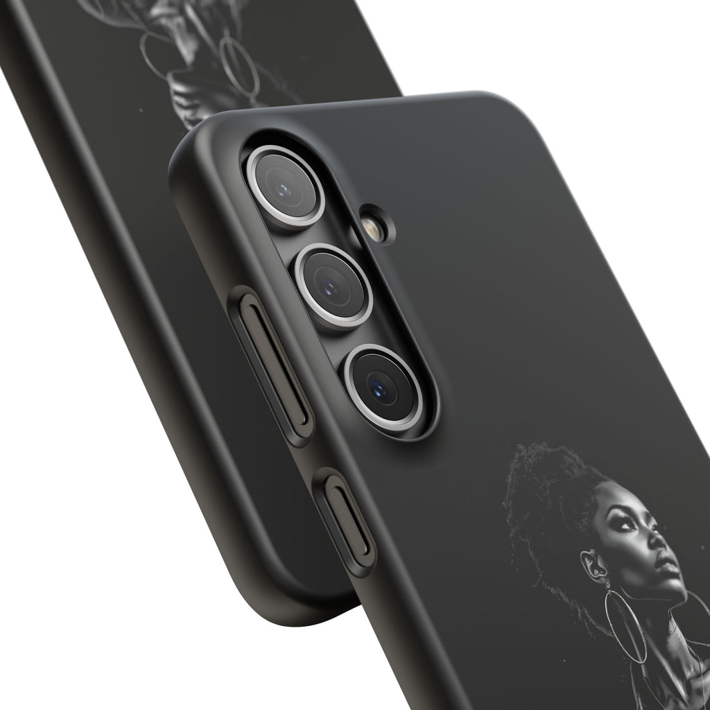 Phone Case — "Long Haul Loyalty" Black Portrait Snap Case