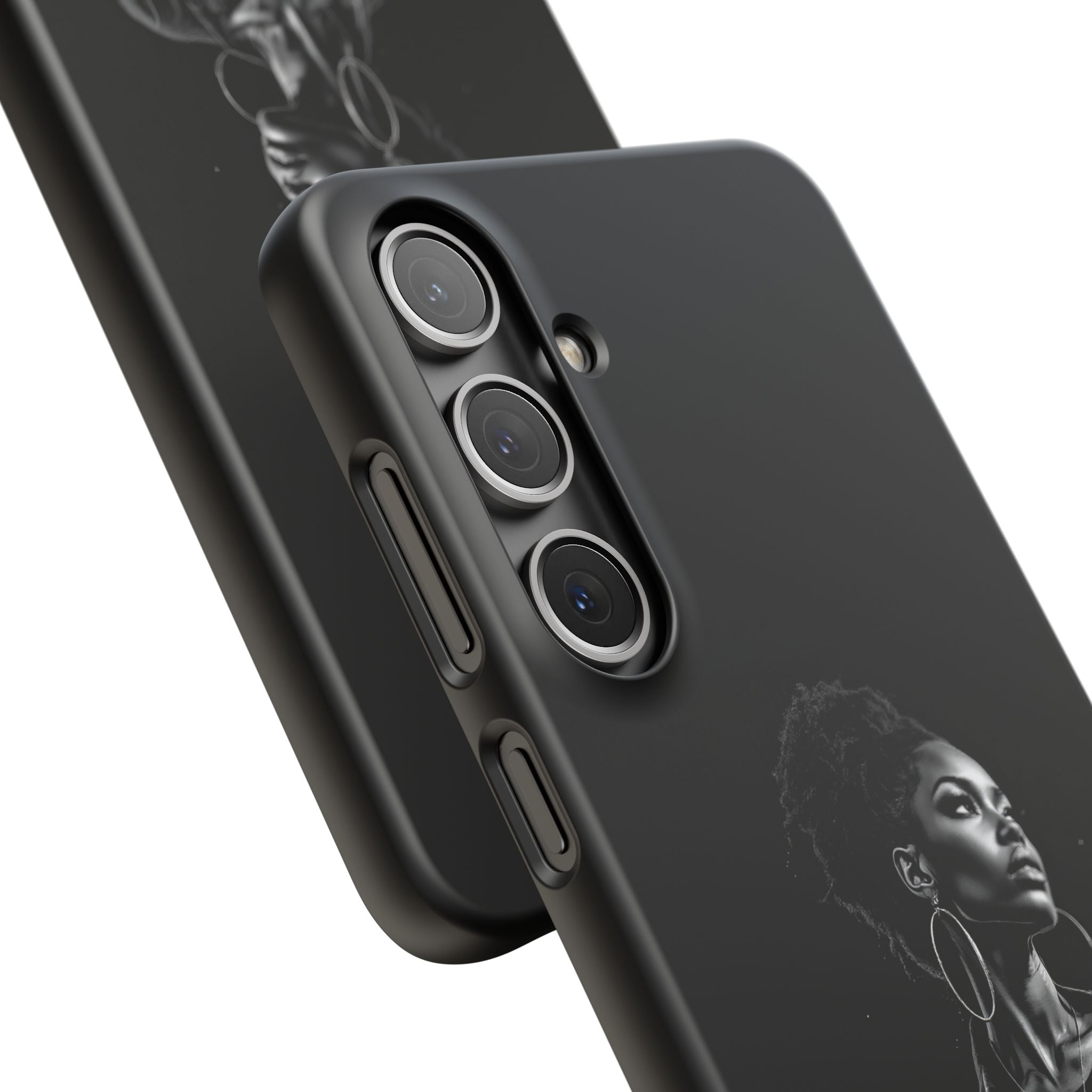Phone Case — "Long Haul Loyalty" Black Portrait Snap Case