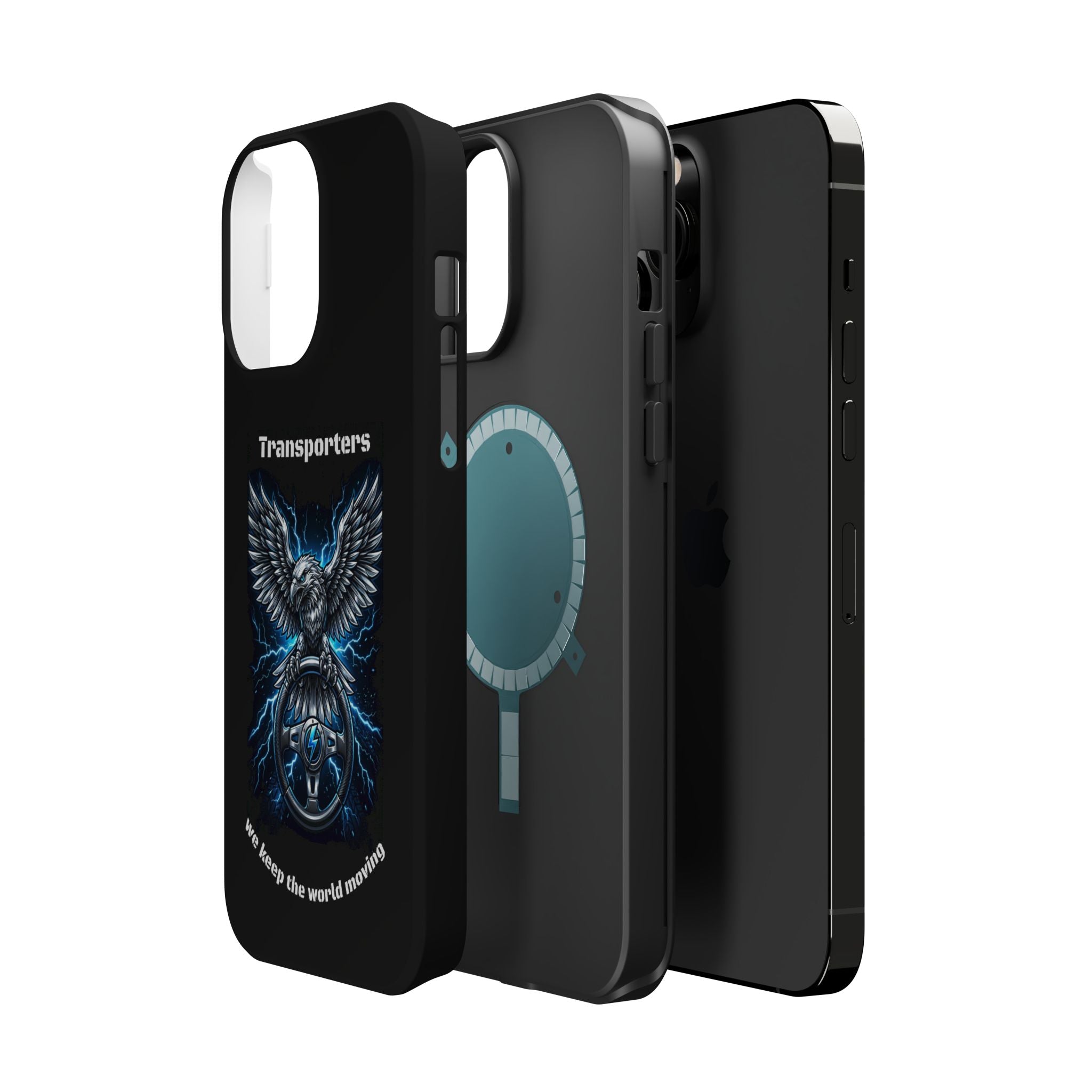 Electric Raven Magnetic Phone Case — Impact‑Resistant Protective Cover
