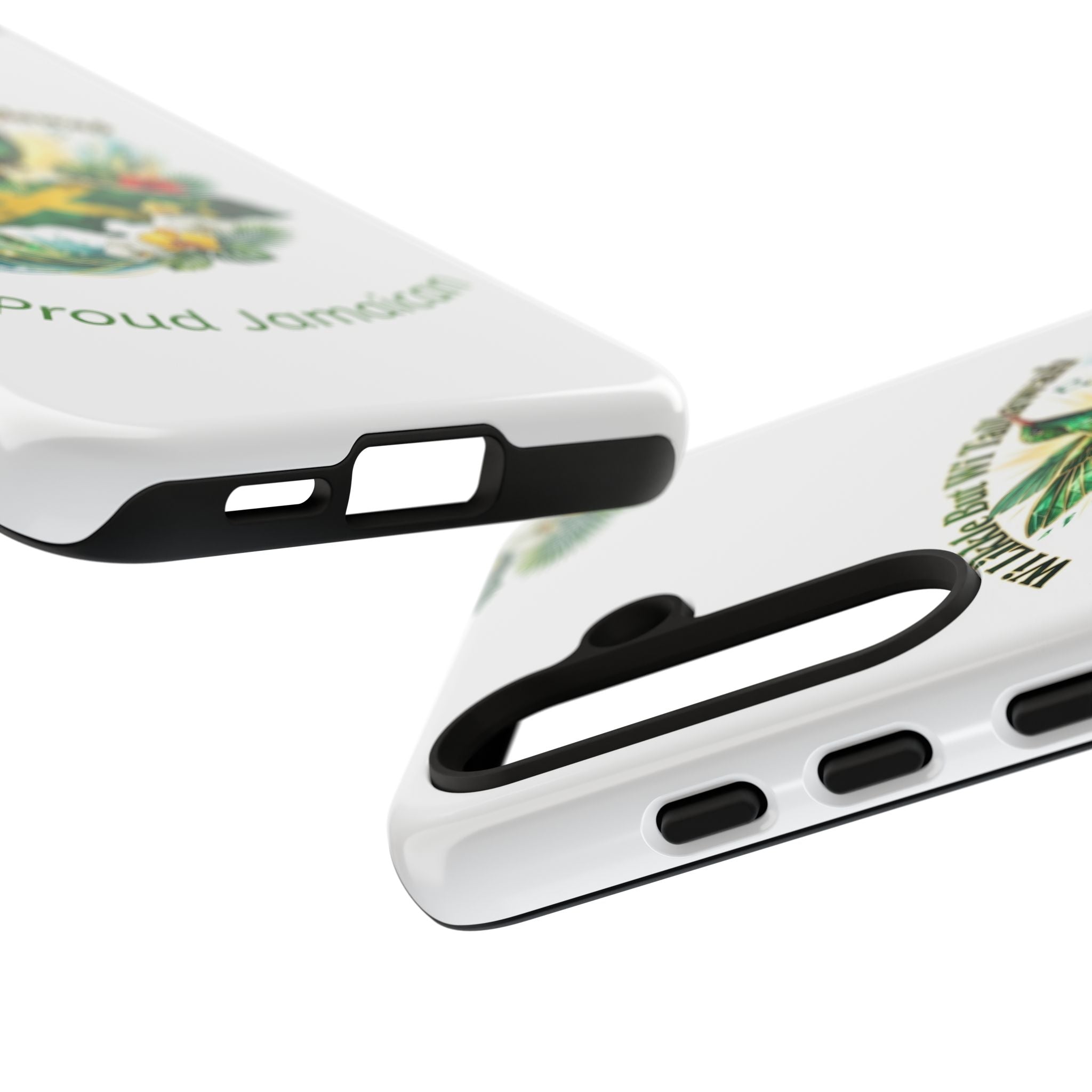 Jamaica Hummingbird Phone Case — “Wi Likkle But Wi Tallawah” Tropical Protective Cover