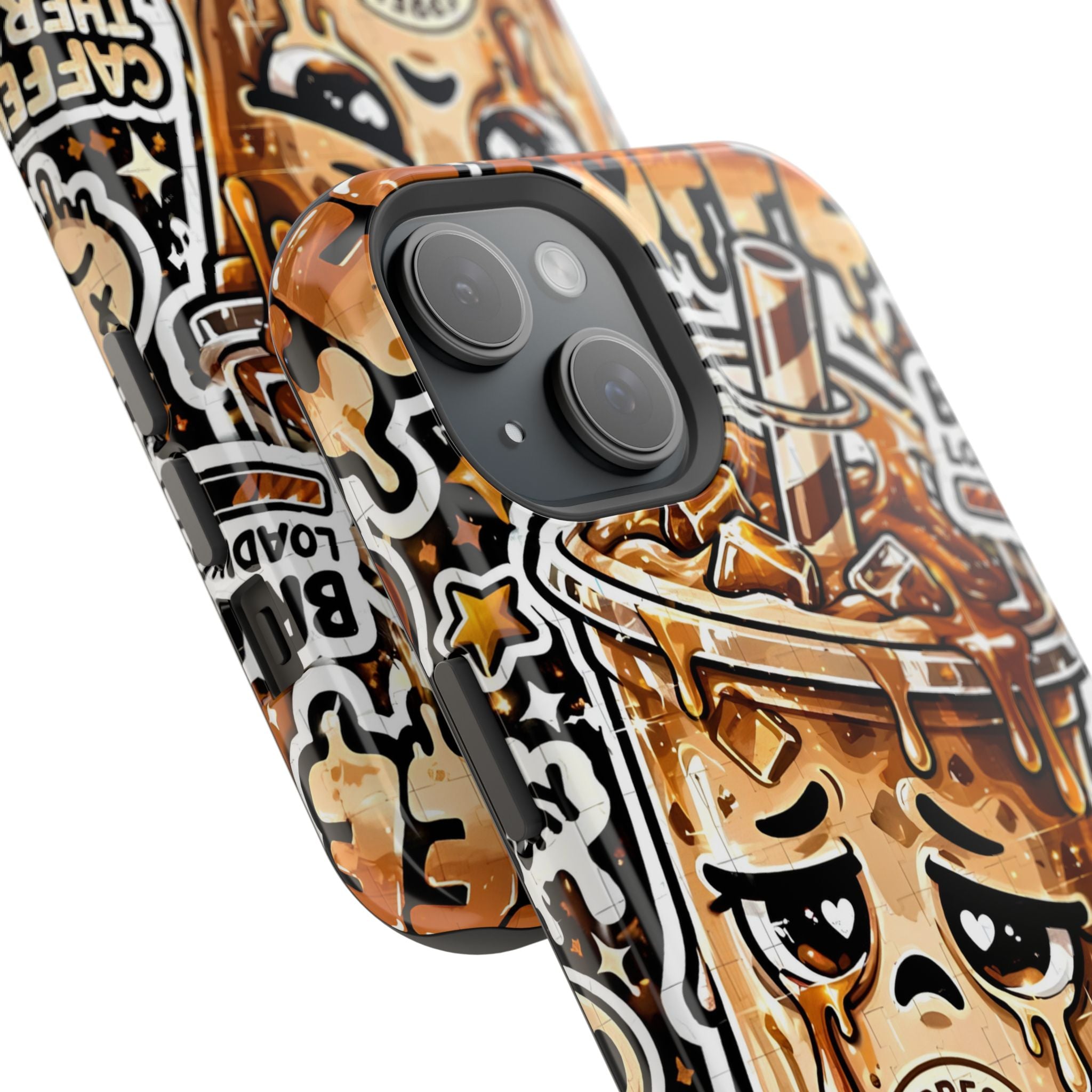 Iced Coffee Phone Case — “Sippin' & Survivin'” Magnetic Impact-Resistant Case