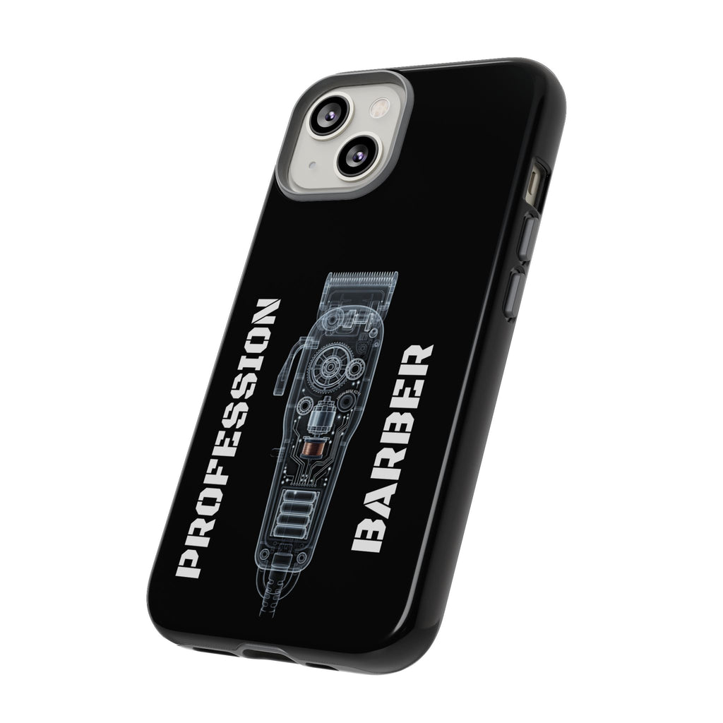 Barber Clip Cord X‑Ray Tough Phone Case – Professional Barber Gift