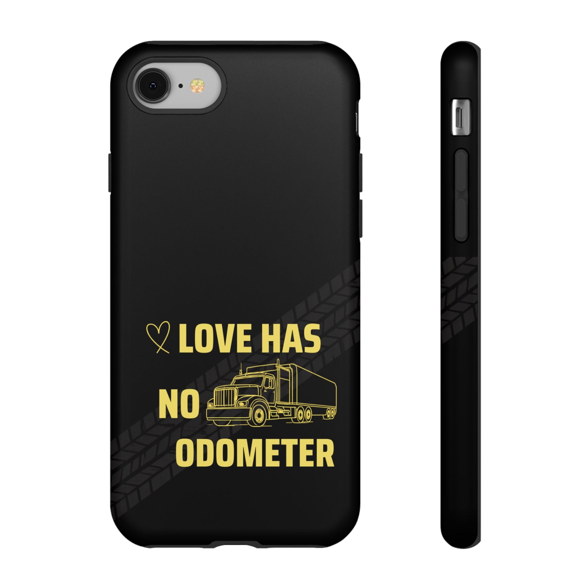 Love Has No Odometer Phone Case — Trucker Romance Protective Cover