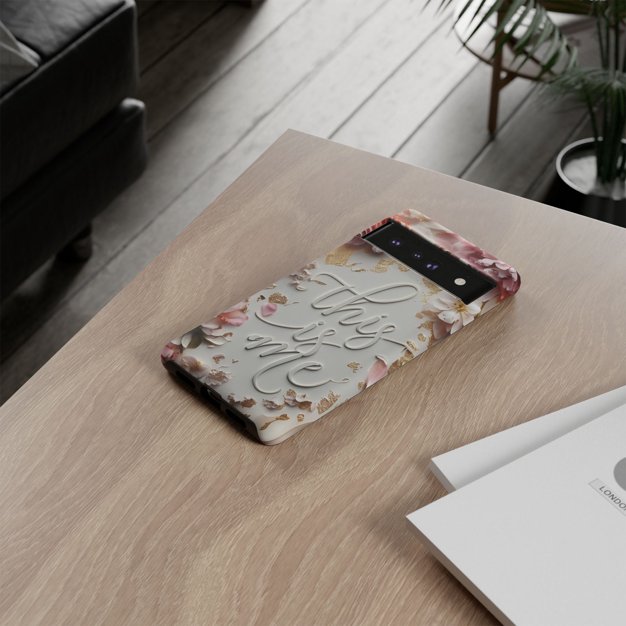 Phone Case — "This Is Me" Floral Tough Case
