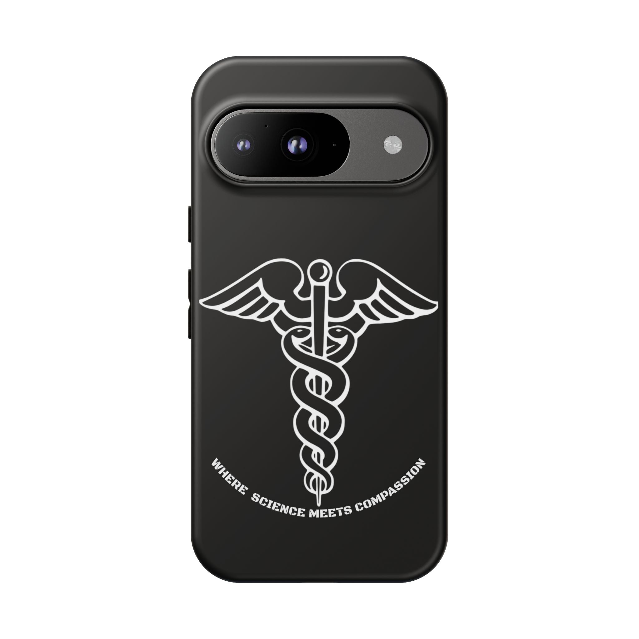 Medical Caduceus Phone Case — "Where Science Meets Compassion" Protective iPhone Cover