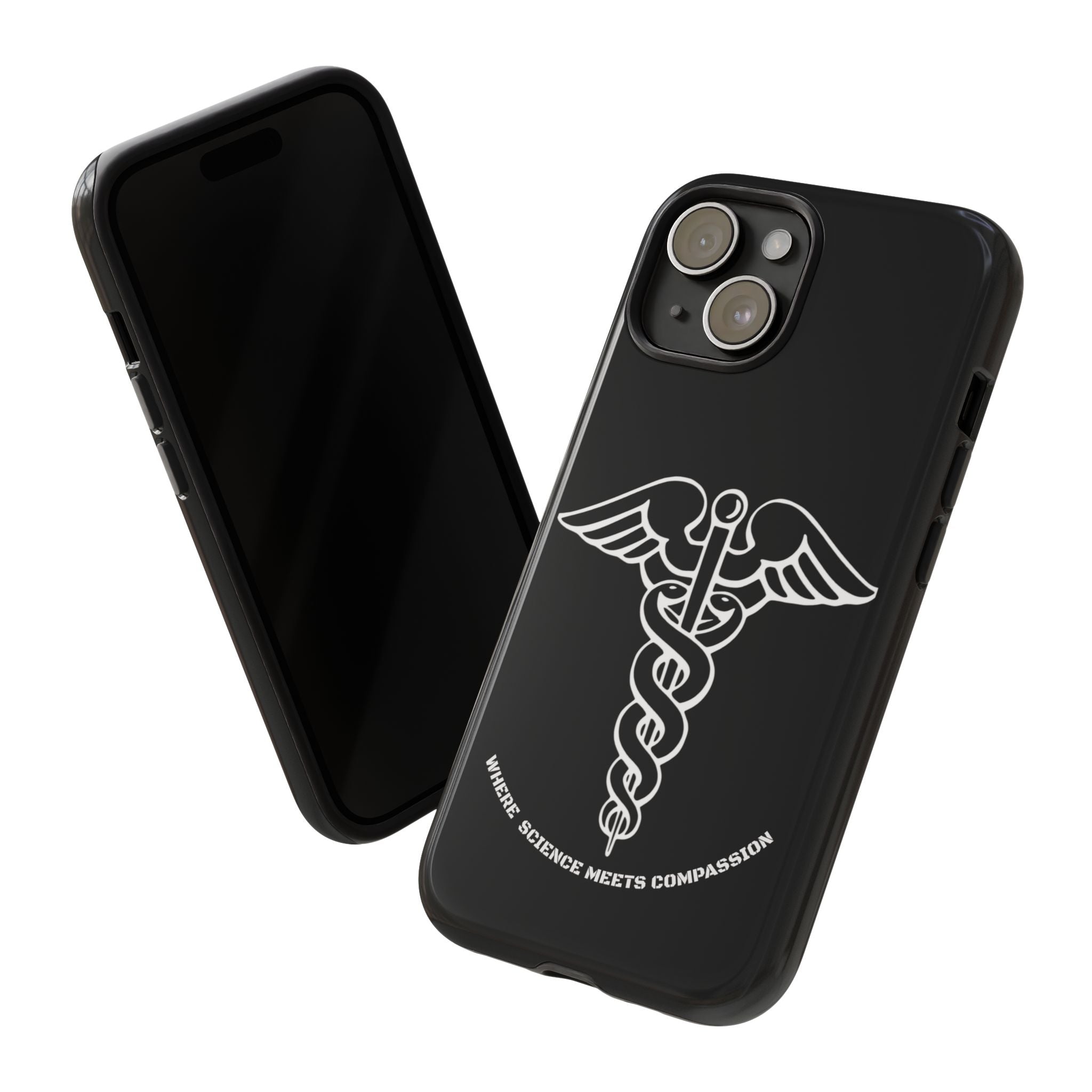 Medical Caduceus Phone Case — "Where Science Meets Compassion" Protective iPhone Cover