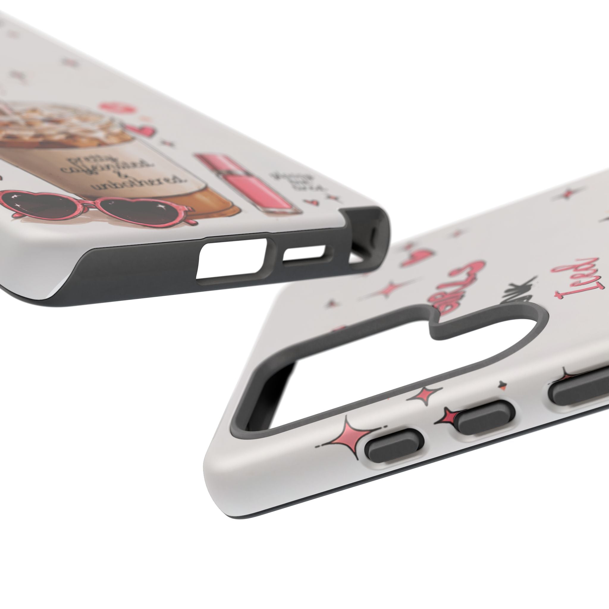 Iced Coffee Phone Case — "Hot Girls Drink Iced Coffee" Cute Girly Protective Case