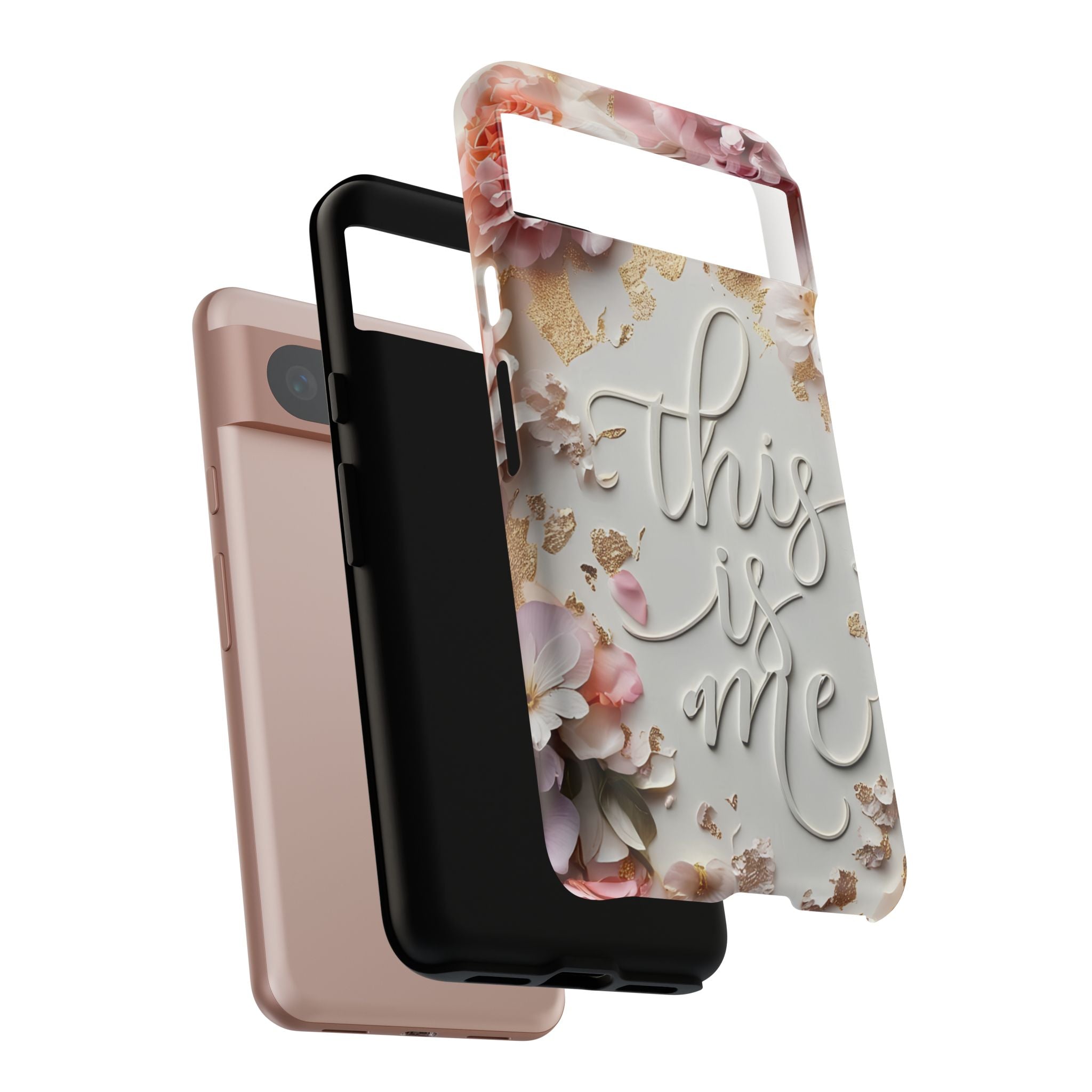 Phone Case — "This Is Me" Floral Tough Case