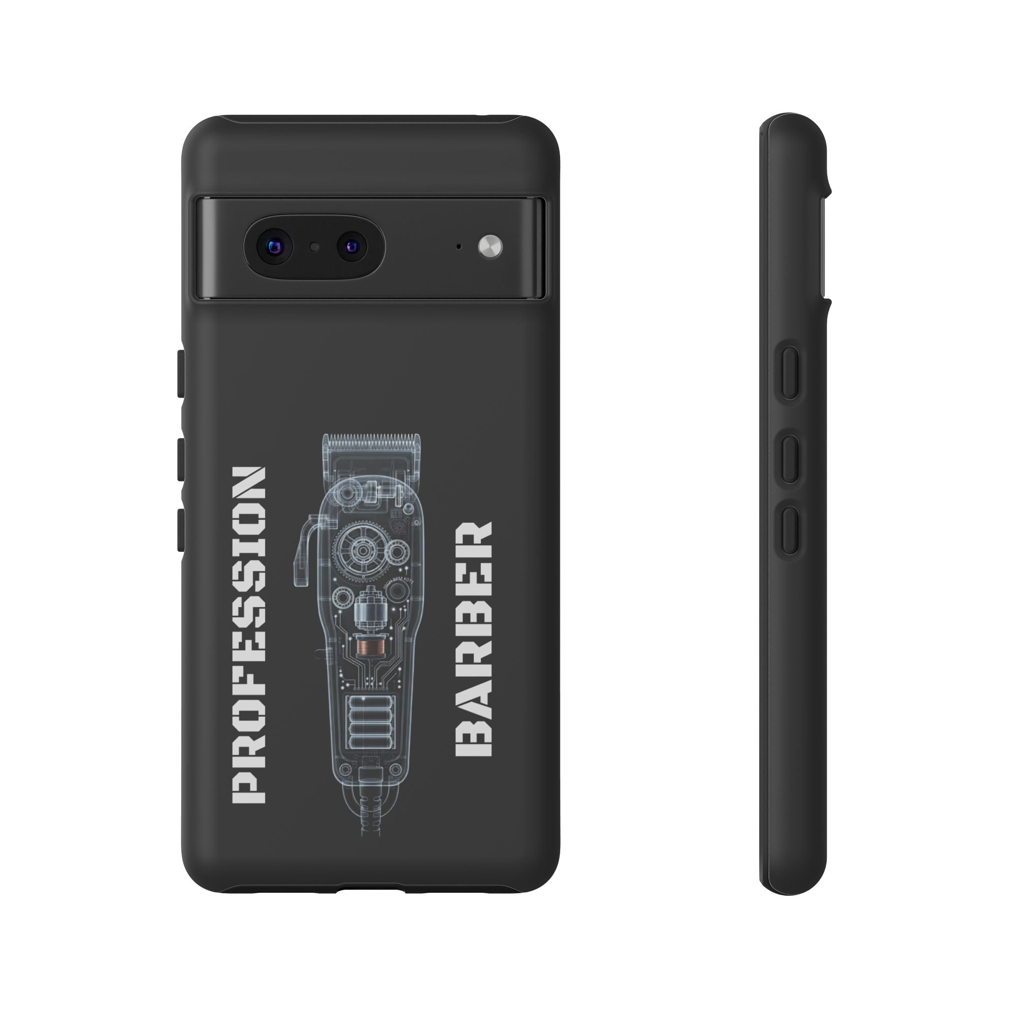 Barber Clip Cord X‑Ray Tough Phone Case – Professional Barber Gift