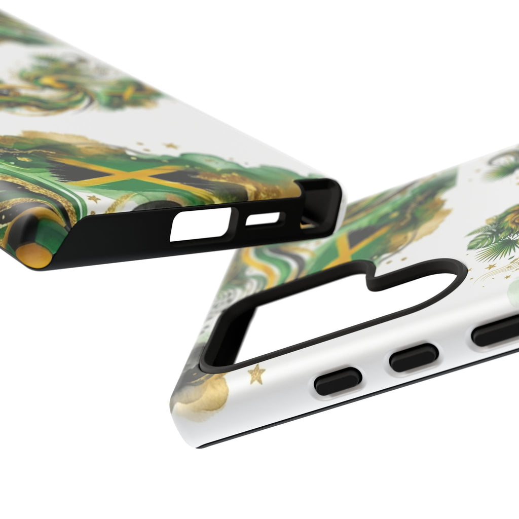 Jamaica Lion Phone Case — Jamaican Flag Rasta Protective Tough Case