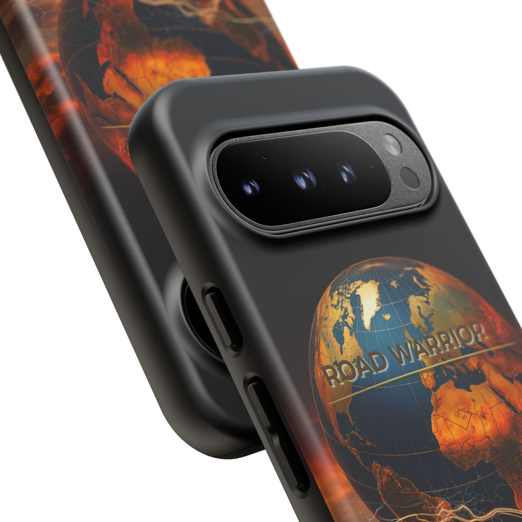 Truck Driver Phone Case — 'Global Road Warrior' Semi Truck Globe Tough Phone Cover