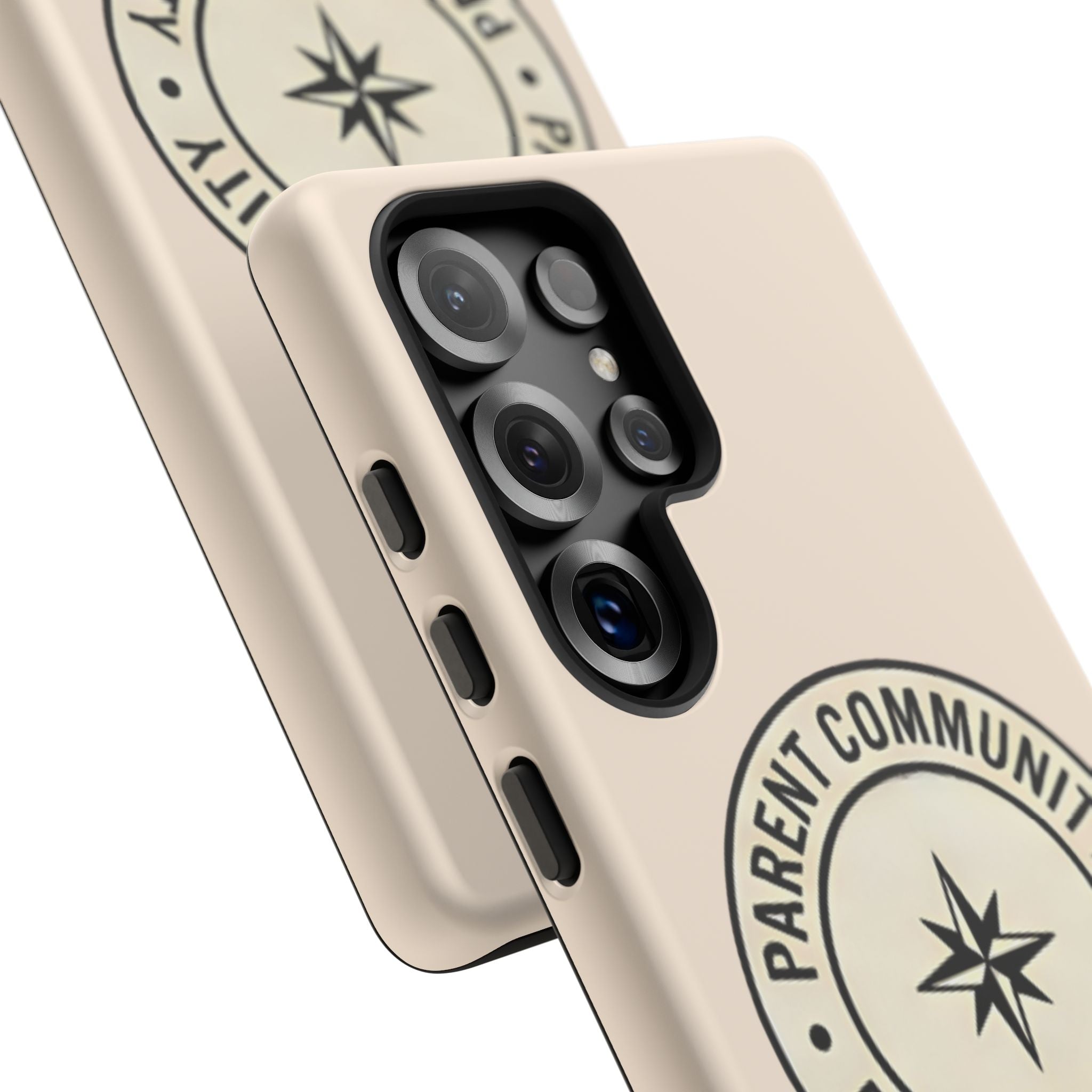 Parent Community Tough Phone Case — Durable Compass Logo Protective Cover