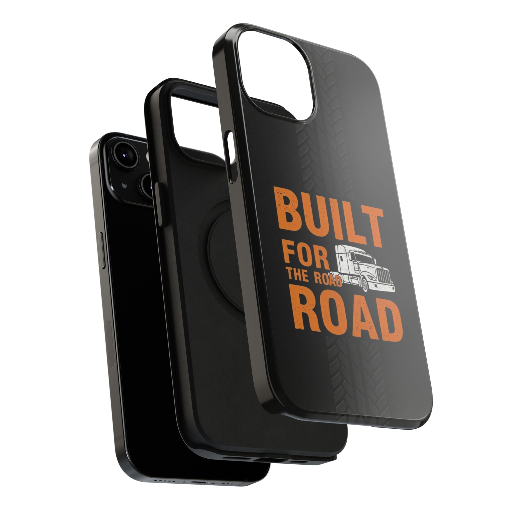 Phone Case — "Built for the Road" Truck Tire-Track Impact-Resistant Case