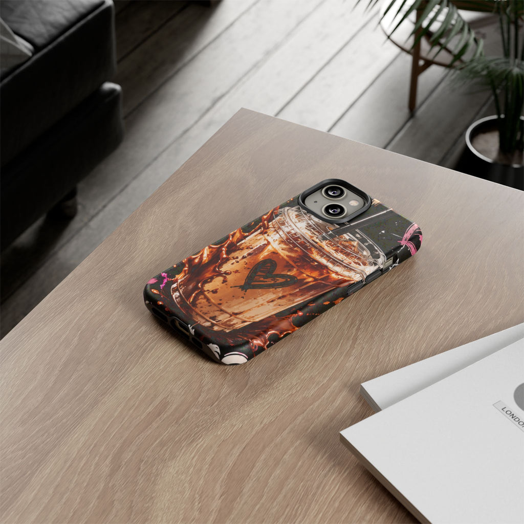 Iced Coffee Phone Case – 'Iced Coffee latte: Stylish Protective Case